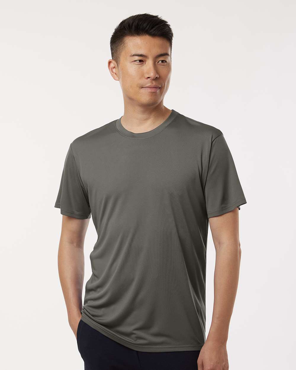 Men's Pro-Lock Performance T-Shirt - OnModelFront - B00396592 - Charcoal