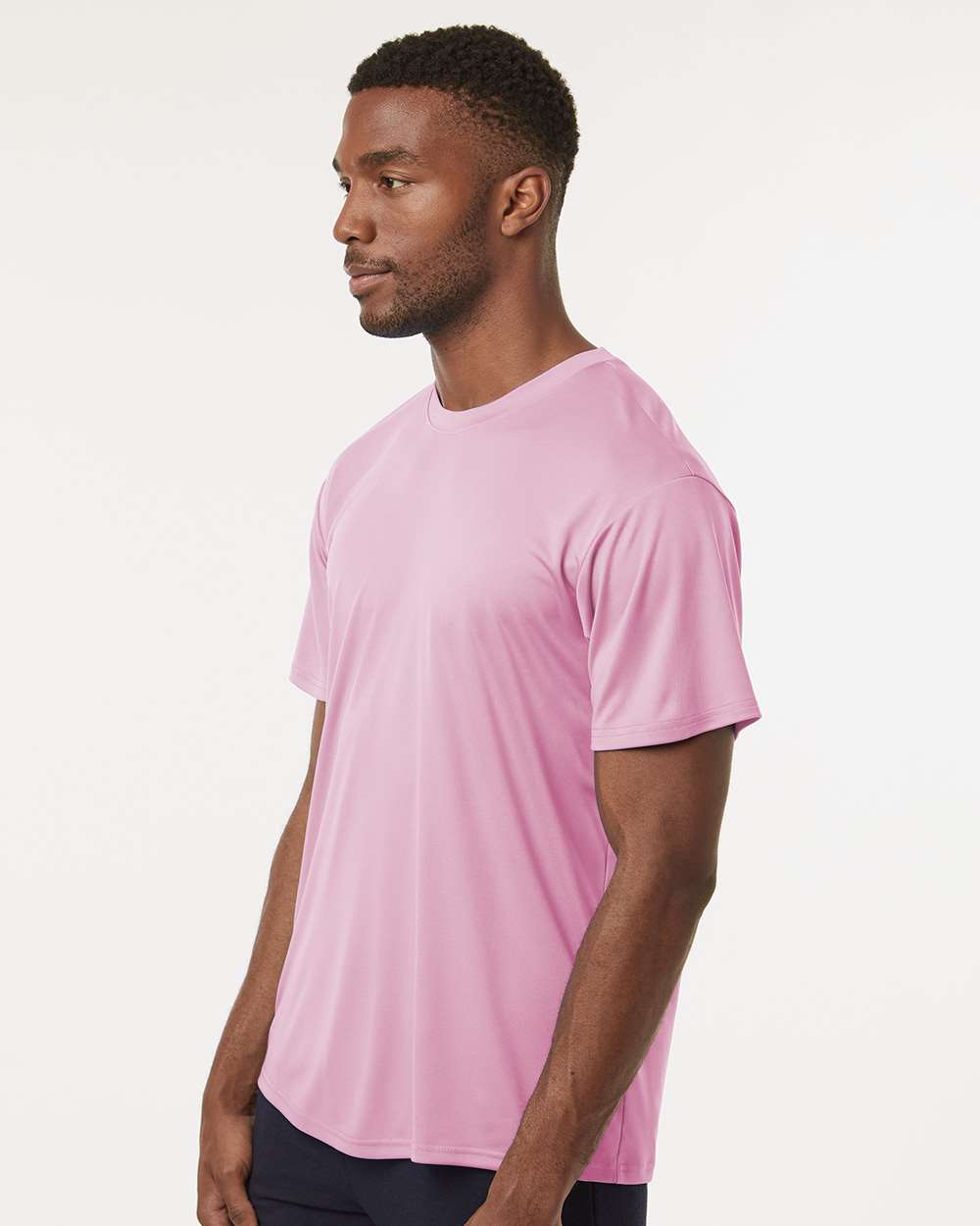 Men's Pro-Lock Performance T-Shirt - OnModelSide - B00396142 - Light Pink