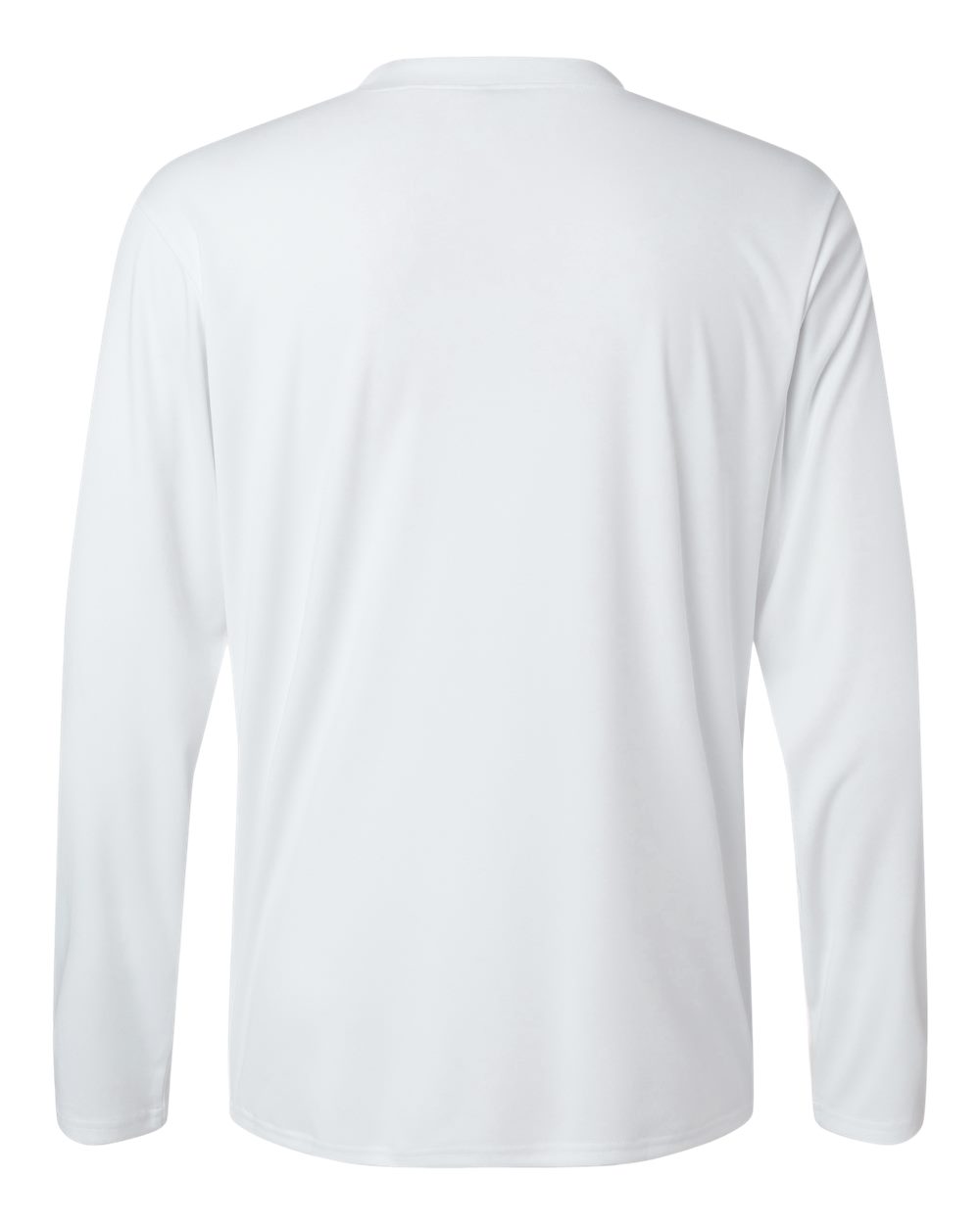 Unisex Pro-Lock Performance Long Sleeve T-Shirt - Back - B00496002 - White