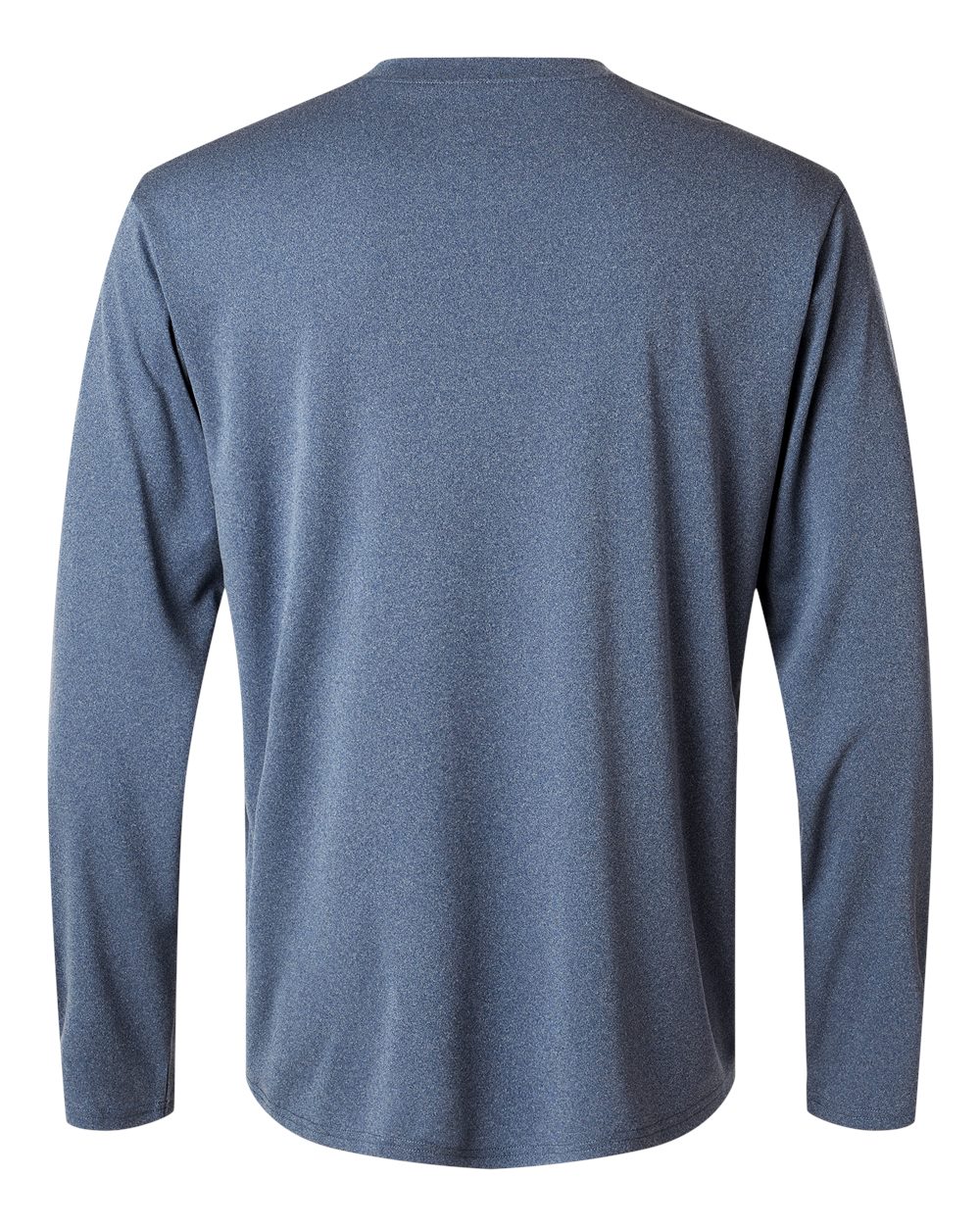 Unisex Pro-Lock Performance Long Sleeve T-Shirt - Back - B00496652 - Heather Navy