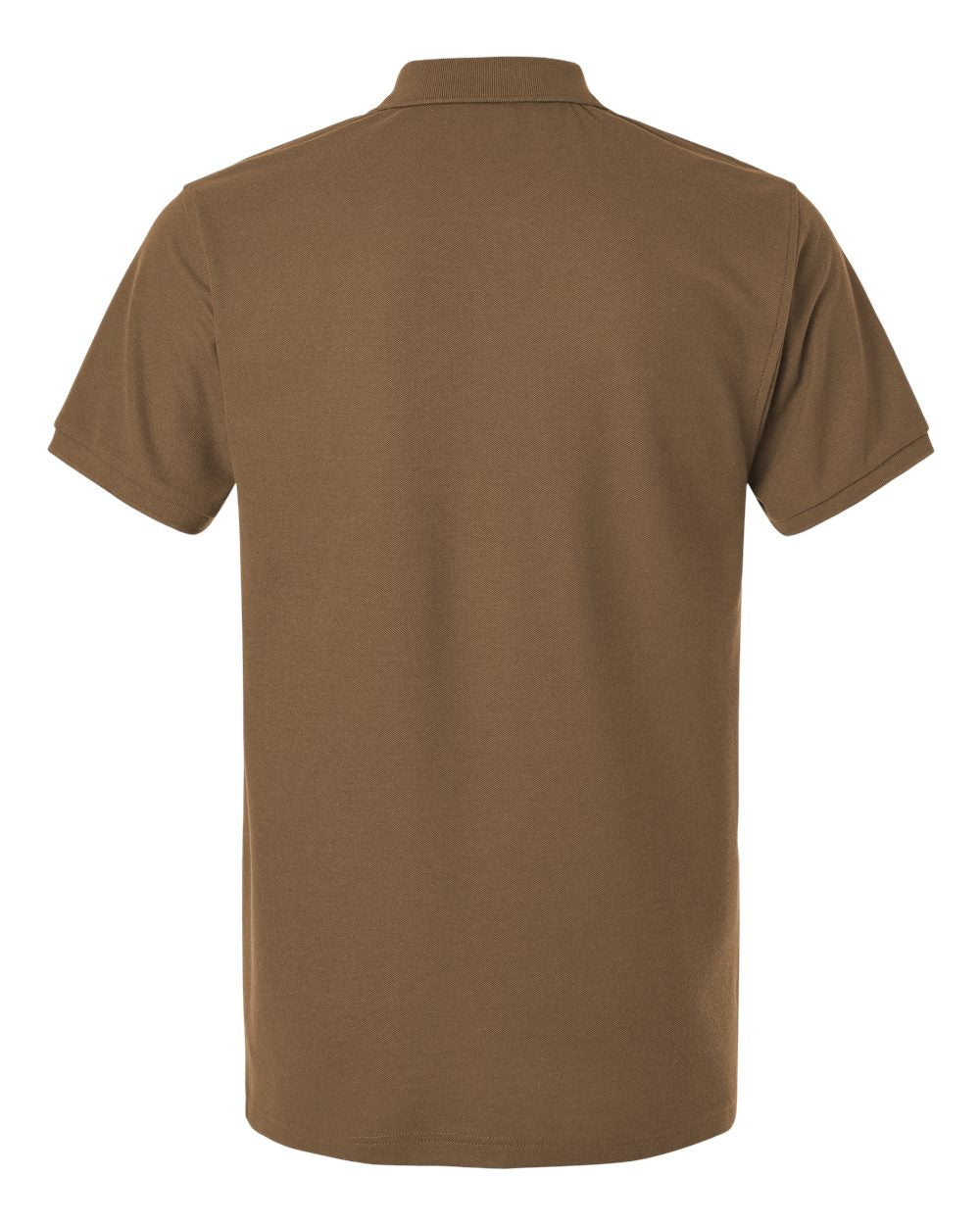Men's Pique Polo - Back - B00596102 - Cigar