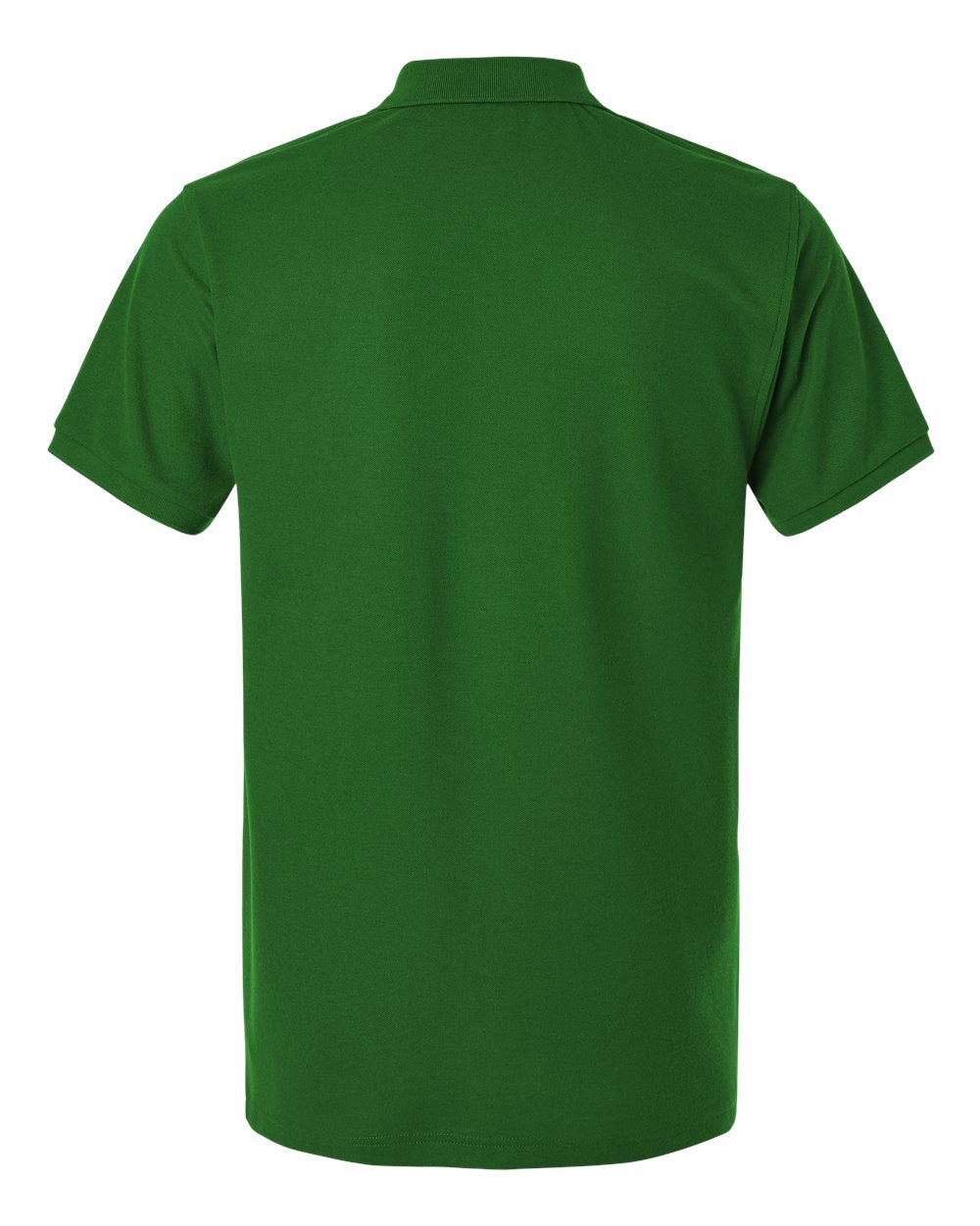 Men's Pique Polo - Back - B00596202 - Olive Green