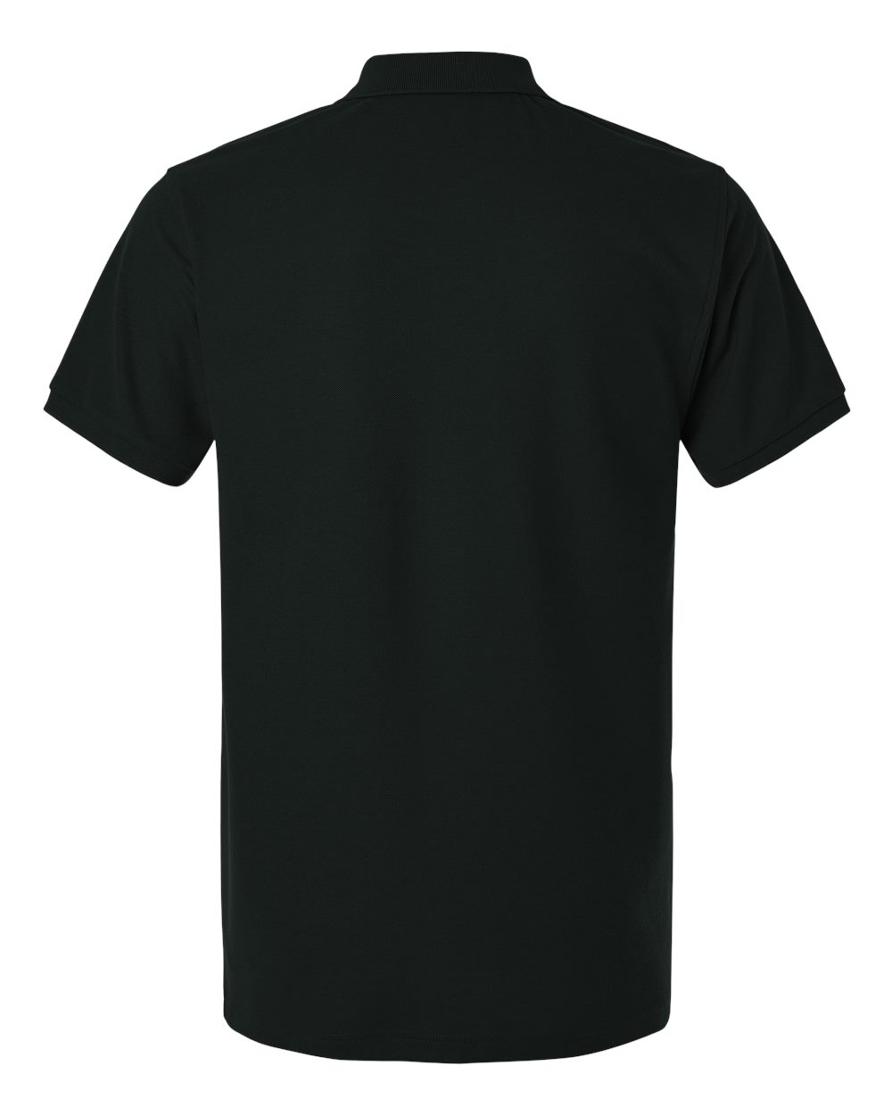 Men's Pique Polo - Back - B00596502 - Black