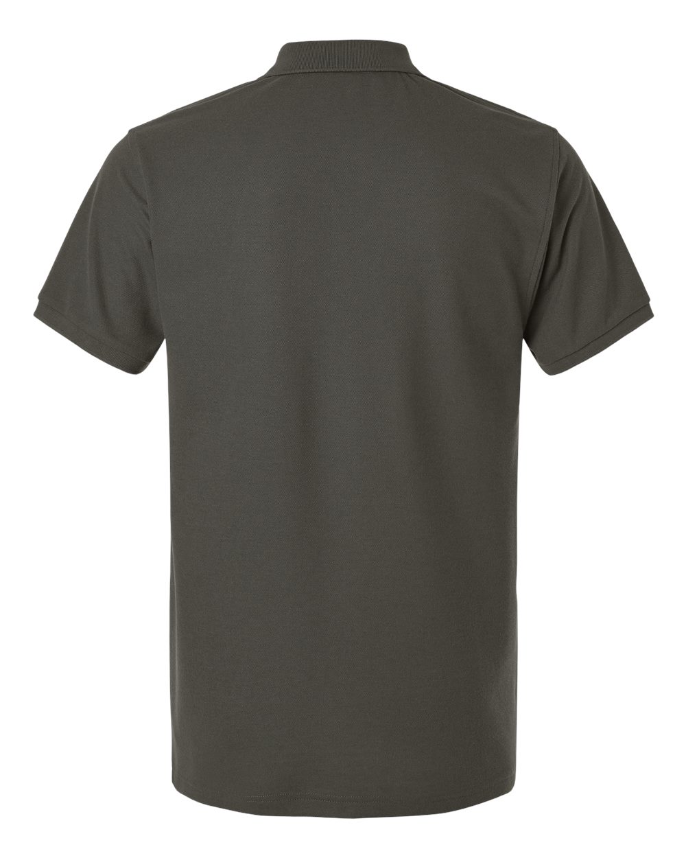 Men's Pique Polo - Back - B00596592 - Charcoal