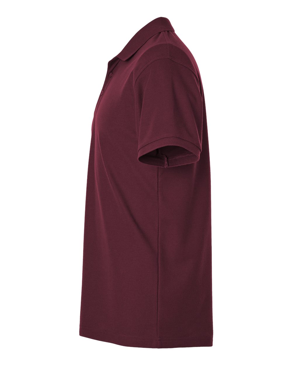 Men's Pique Polo - DirectSide - B00596532 - Maroon
