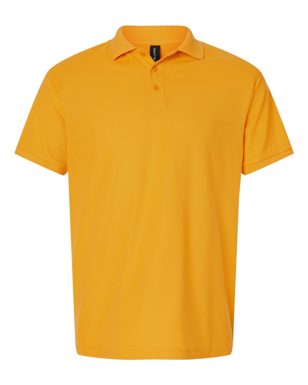 Men's Pique Polo - Front - B00596132 - Gold