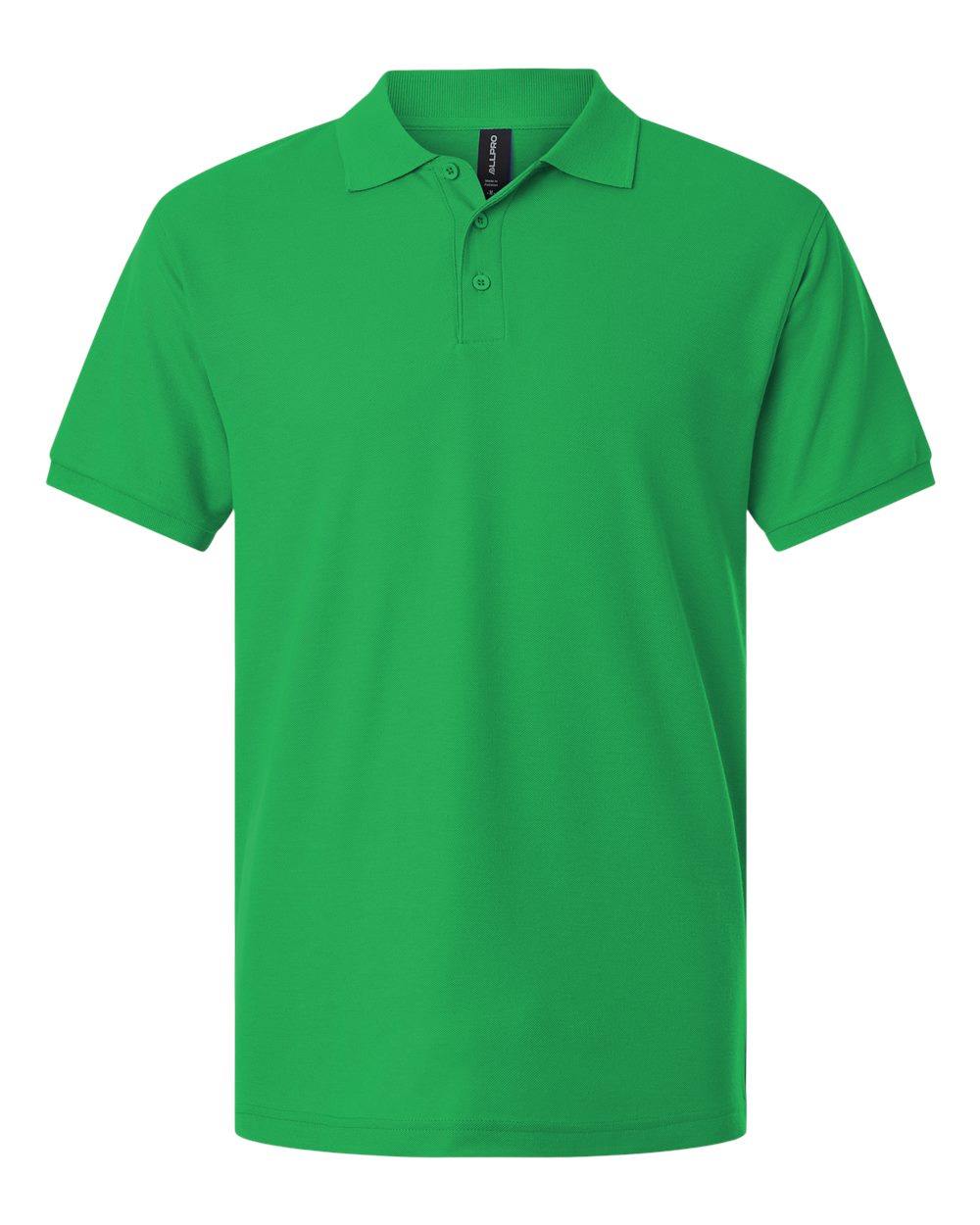 Men's Pique Polo - Front - B00596172 - Kelly Green