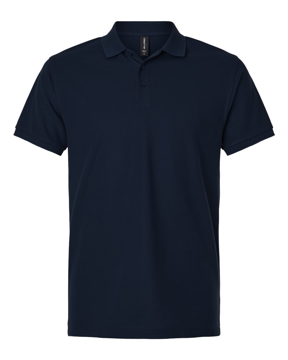 Men's Pique Polo - Front - B00596192 - Navy
