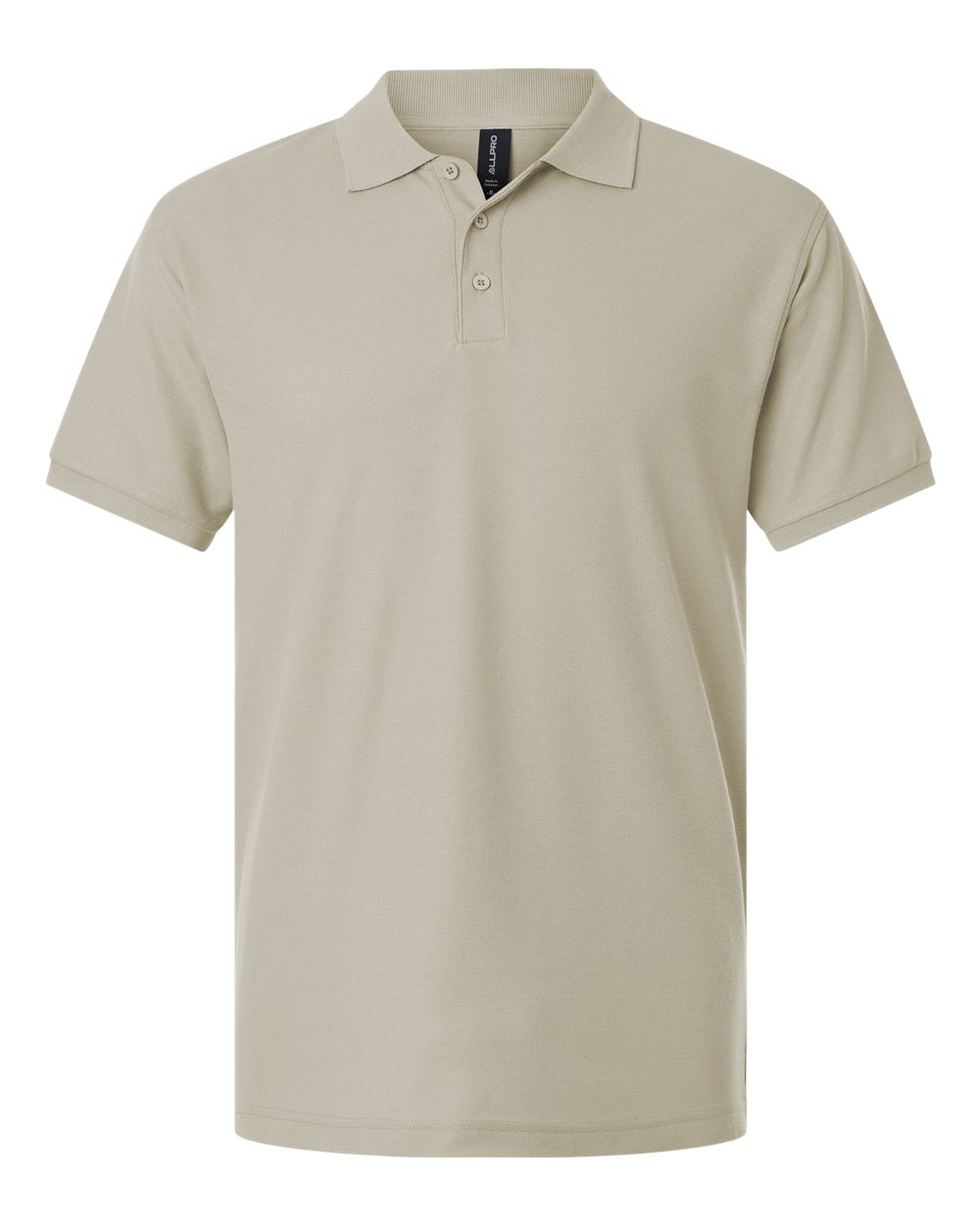 Men's Pique Polo - Front - B00596242 - Sand