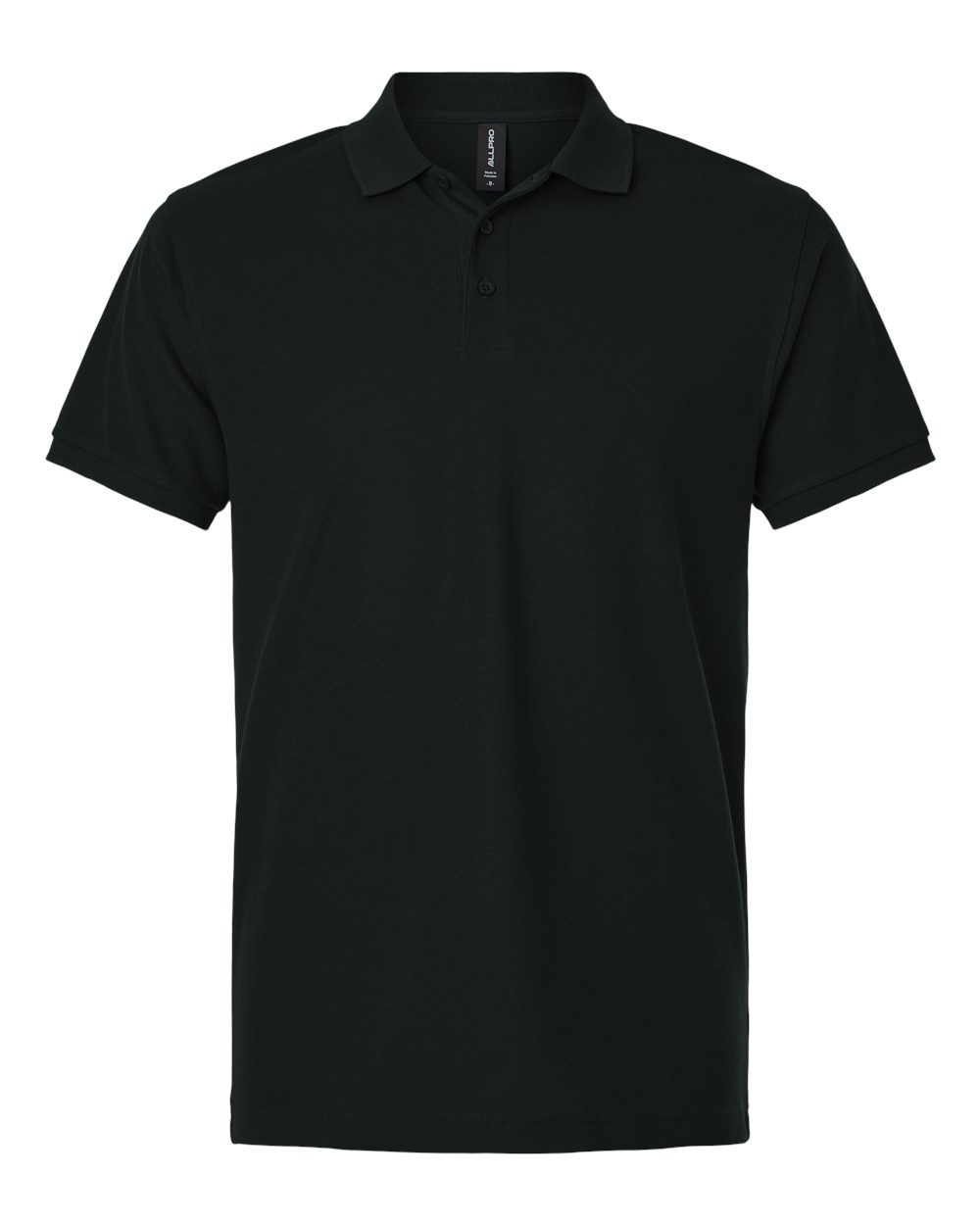 Men's Pique Polo - Front - B00596502 - Black