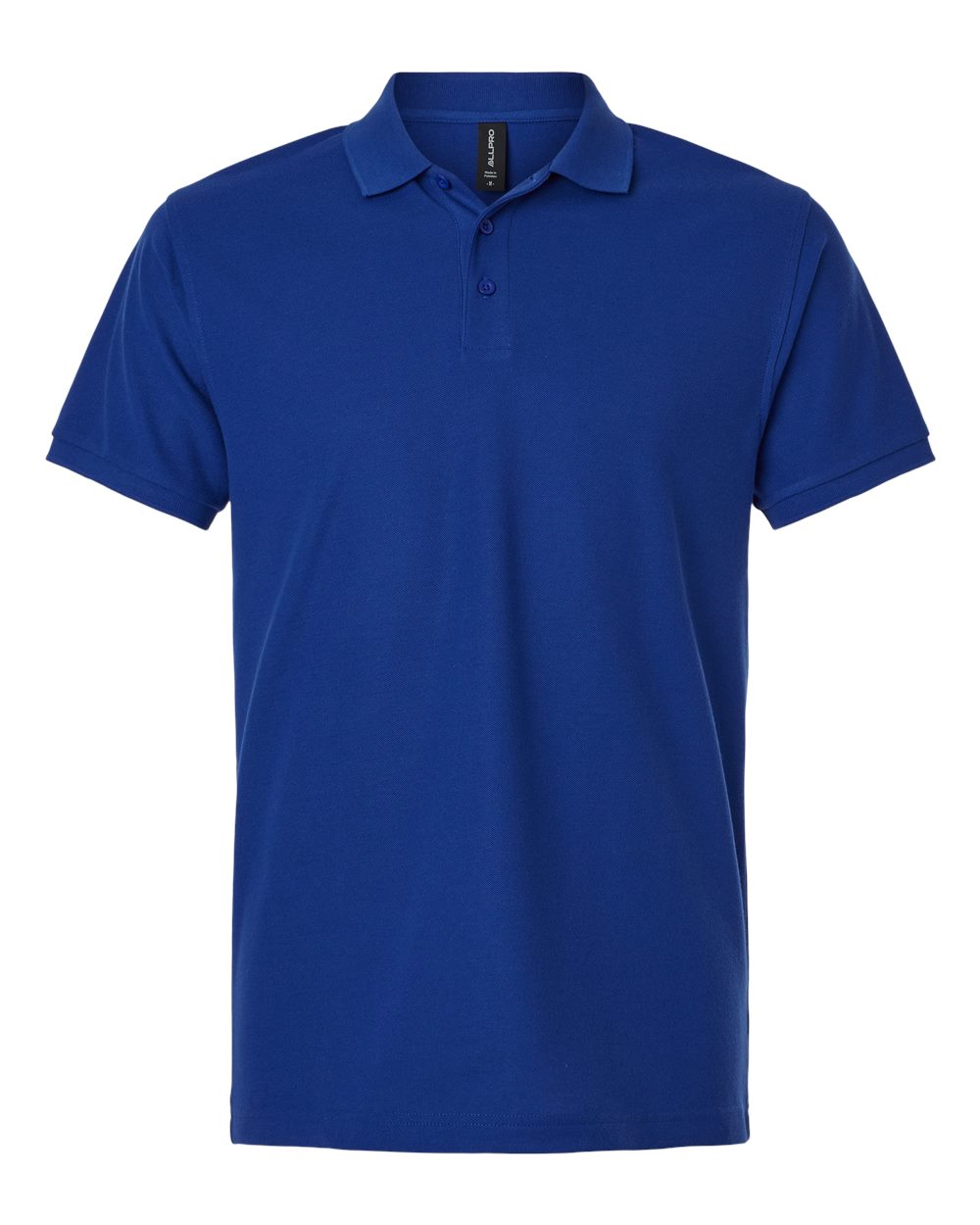 Men's Pique Polo - Front - B00596752 - Royal