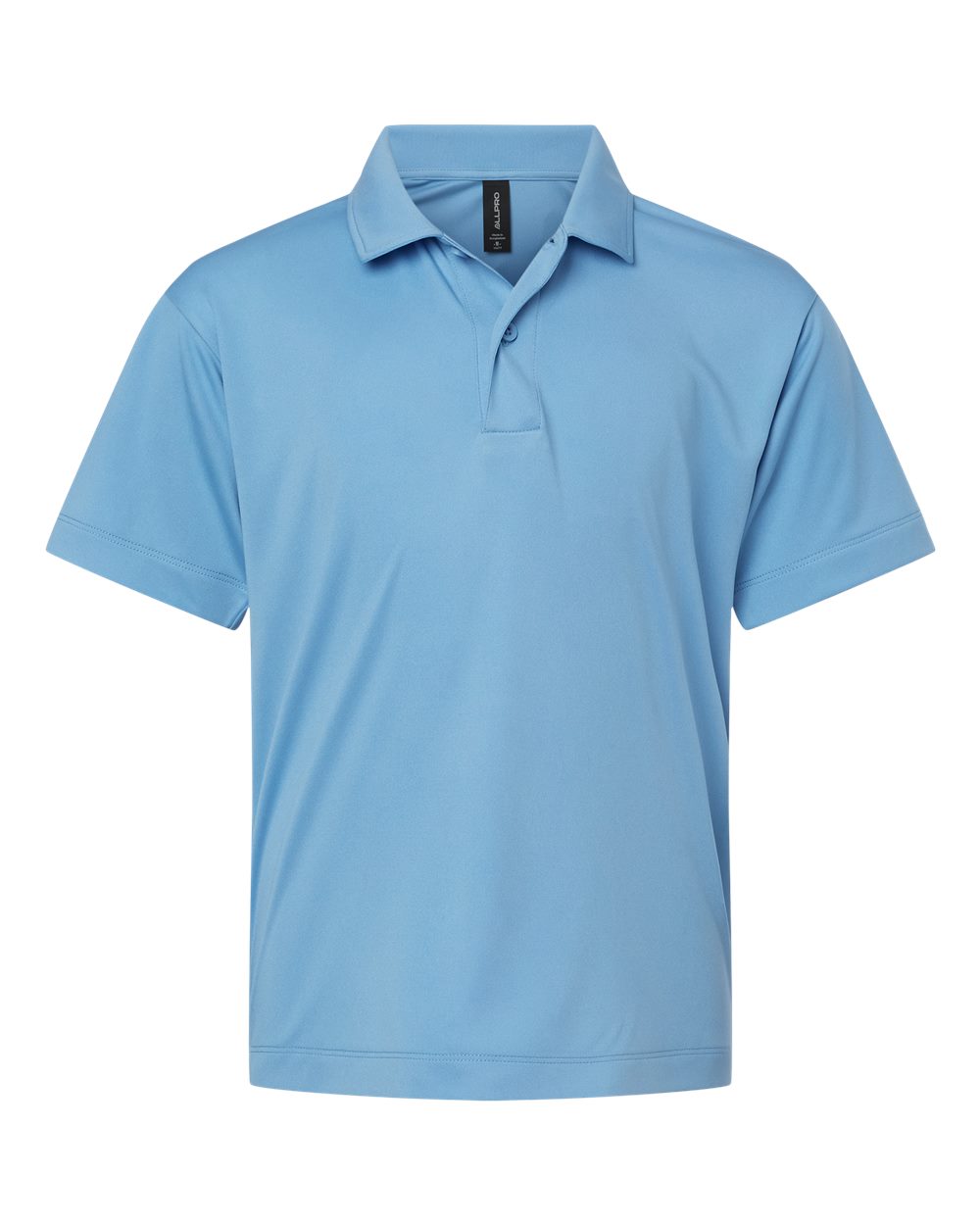 Youth Pro-Lock Performance Polo - Front - B00696252 - Carolina Blue