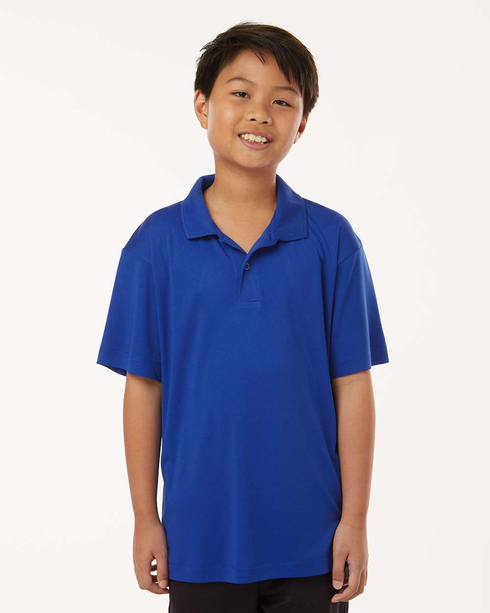 Youth Pro-Lock Performance Polo - OnModelFront - B00696752 - Royal
