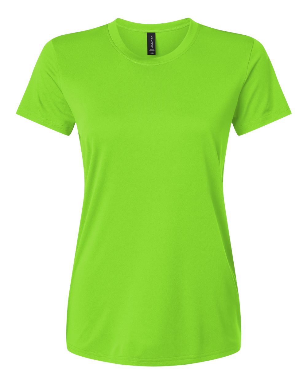 Women's Pro-Lock Performance T-Shirt - Front - B00796143 - Lime