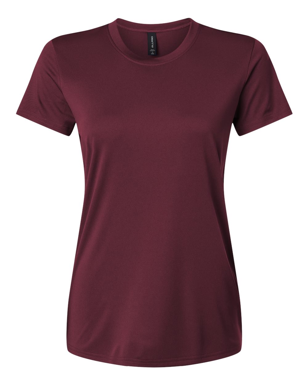 Women's Pro-Lock Performance T-Shirt - Front - B00796533 - Maroon