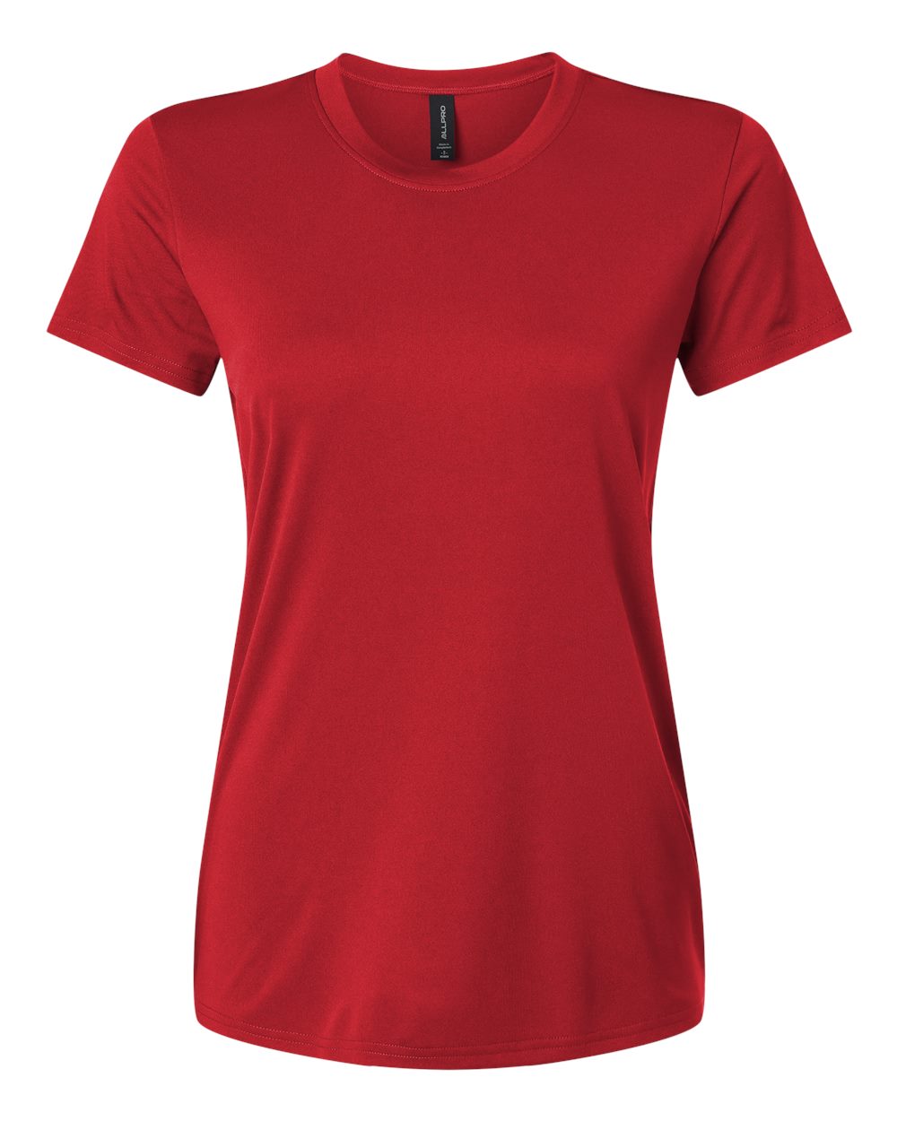 Women's Pro-Lock Performance T-Shirt - Front - B00796703 - Red