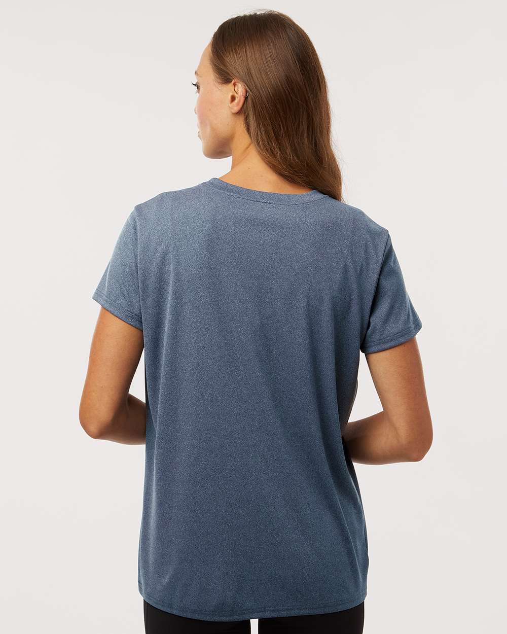 Women's Pro-Lock Performance T-Shirt - OnModelBack - B00796653 - Heather Navy