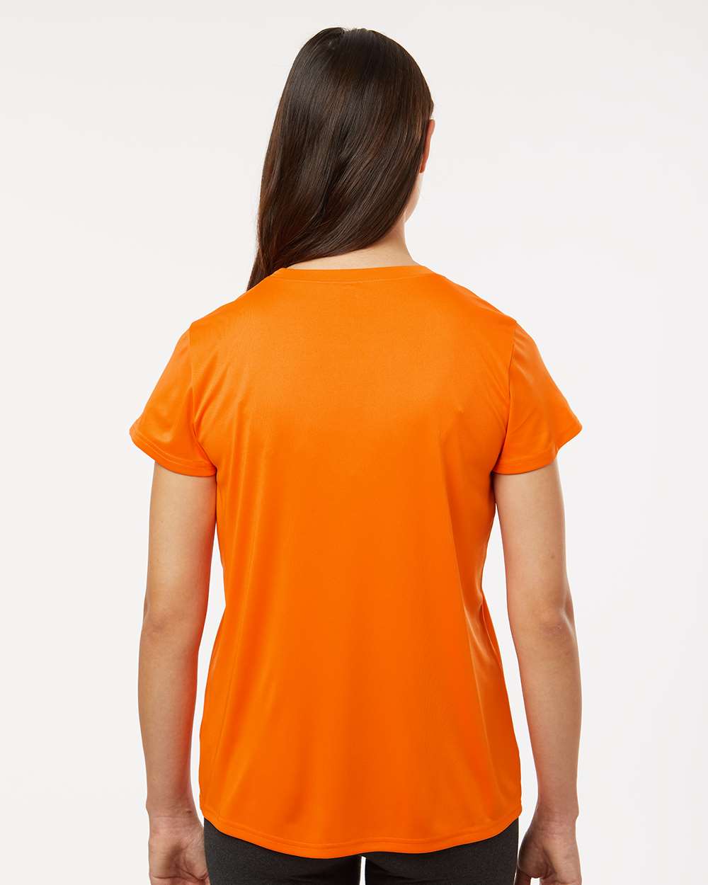 Women's Pro-Lock Performance T-Shirt - OnModelBack - B00796663 - Neon Orange