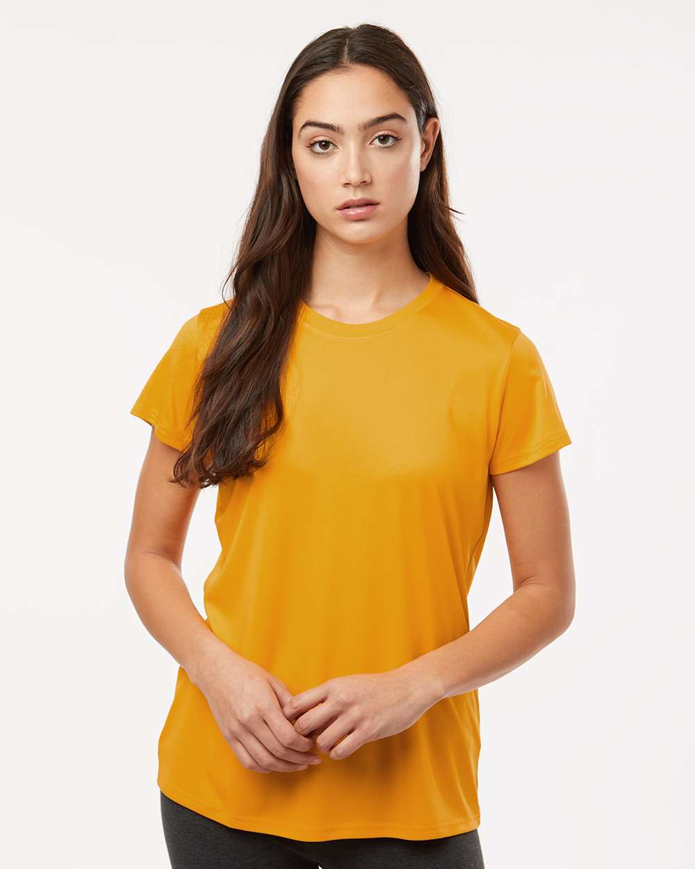 Women's Pro-Lock Performance T-Shirt - OnModelFront - B00796123 - Gold