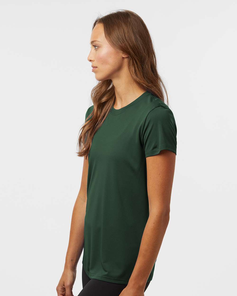 Women's Pro-Lock Performance T-Shirt - OnModelSide - B00796543 - Forest Green