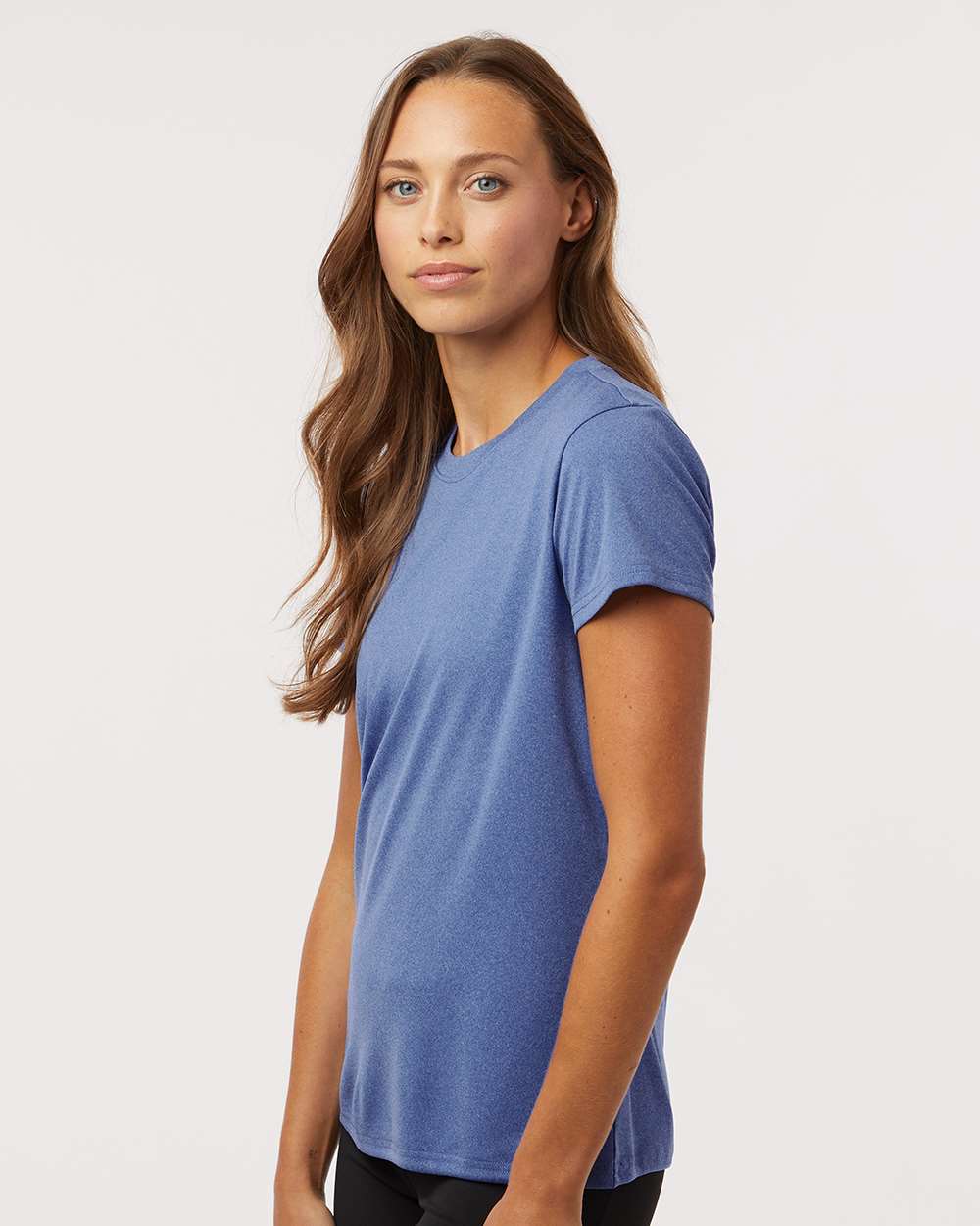 Women's Pro-Lock Performance T-Shirt - OnModelSide - B00796753 - Heather Royal