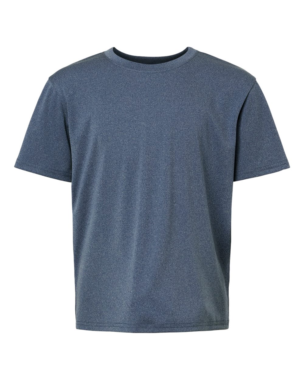 Youth Pro-Lock Performance T-Shirt - Front - B00896652 - Heather Navy