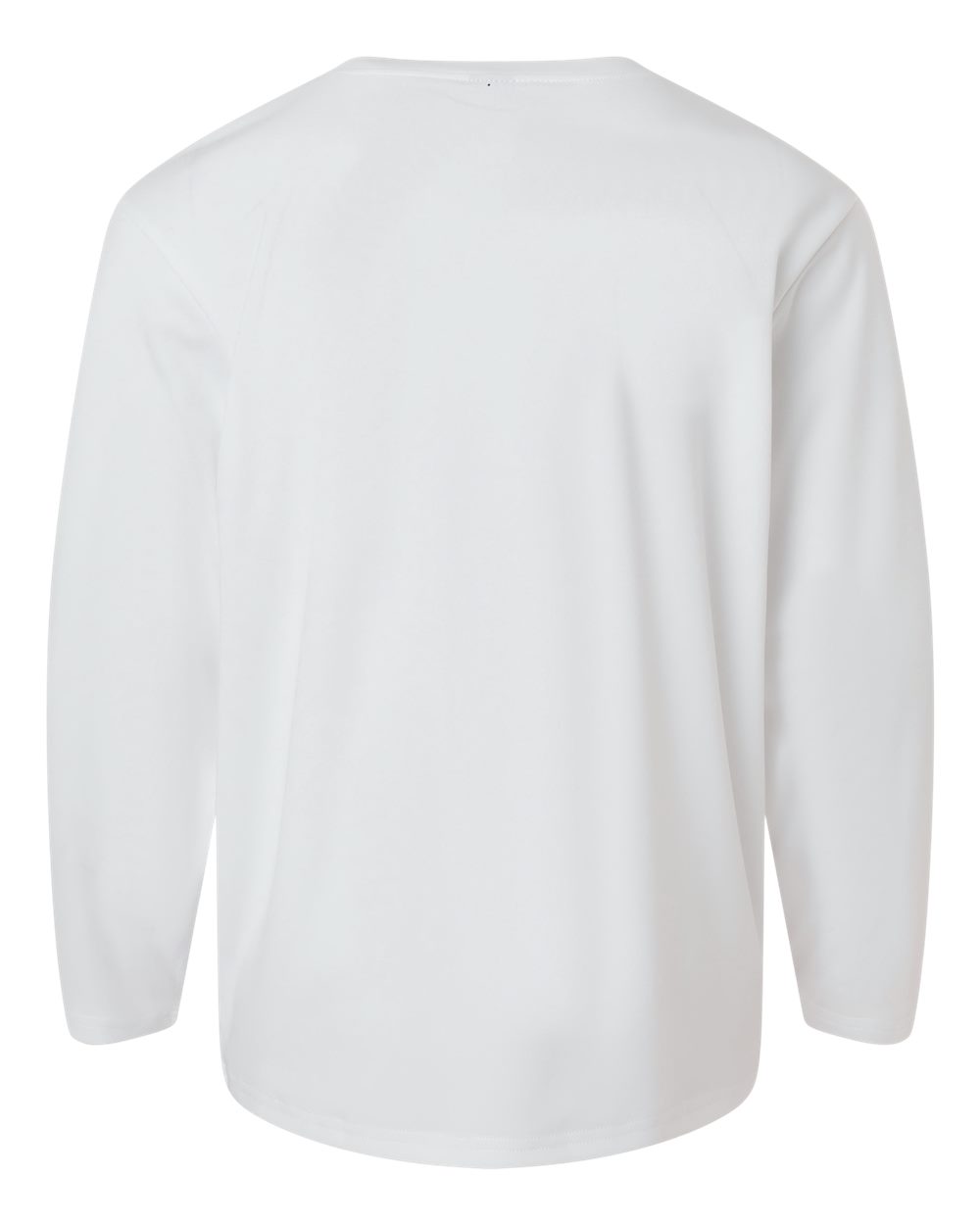 Youth Pro-Lock Performance Long Sleeve T-Shirt - Back - B00996002 - White
