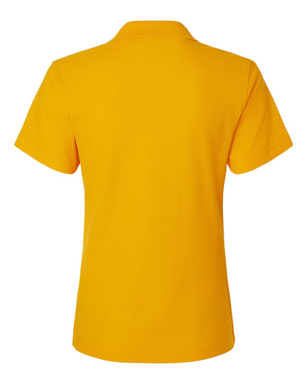 Women's Pique Polo - Back - B01096133 - Gold