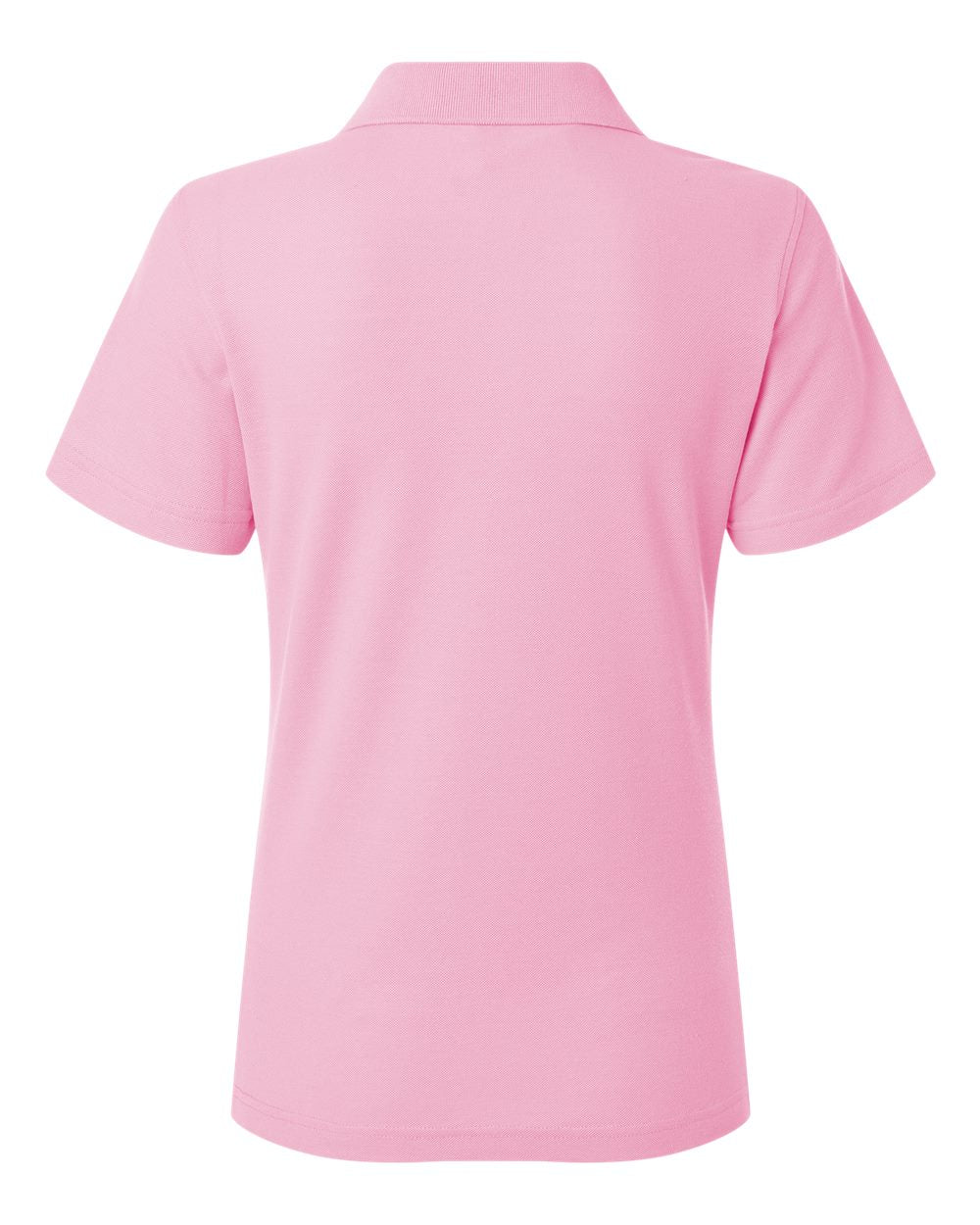Women's Pique Polo - Back - B01096153 - Light Pink