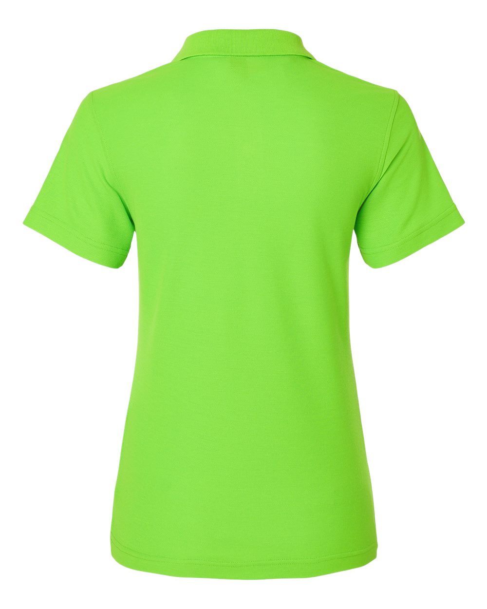Women's Pique Polo - Back - B01096183 - Lime