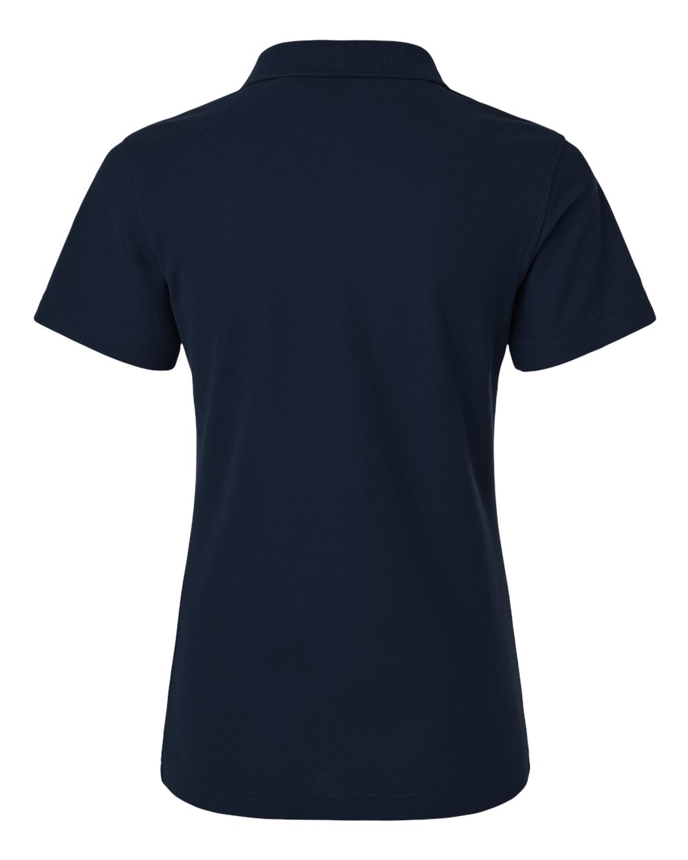 Women's Pique Polo - Back - B01096193 - Navy