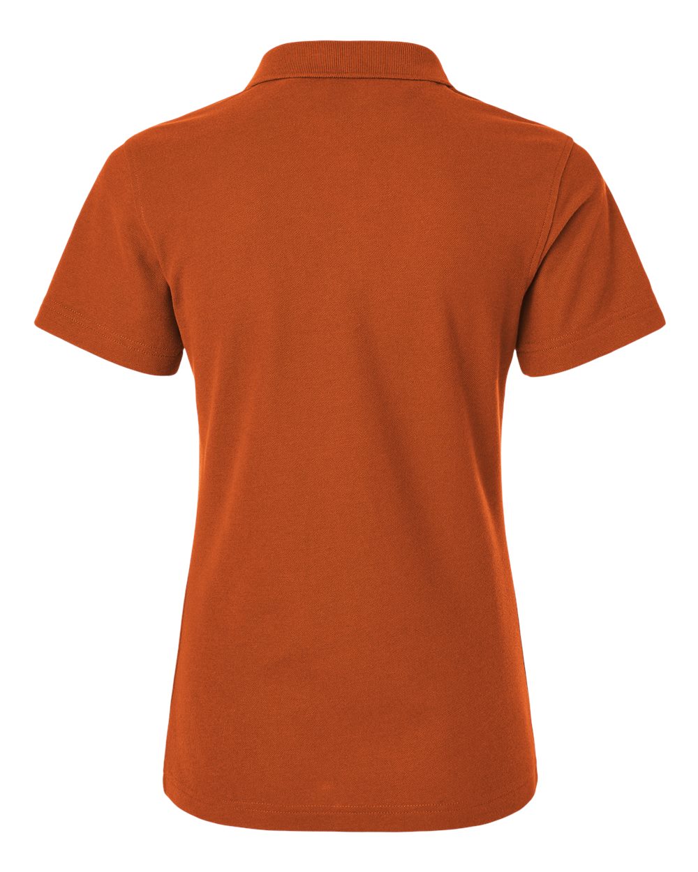 Women's Pique Polo - Back - B01096233 - Rust