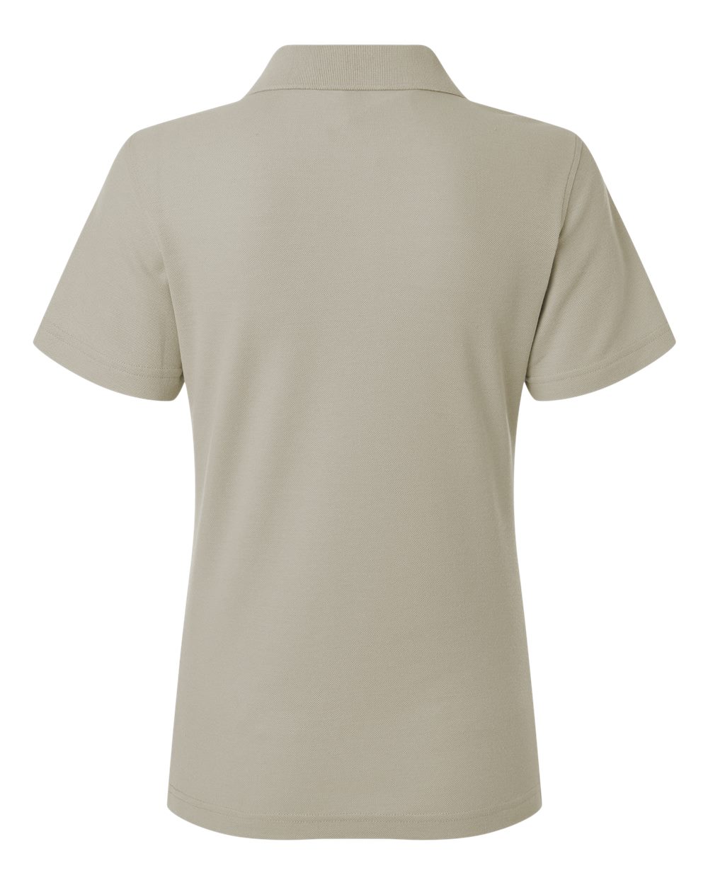 Women's Pique Polo - Back - B01096243 - Sand