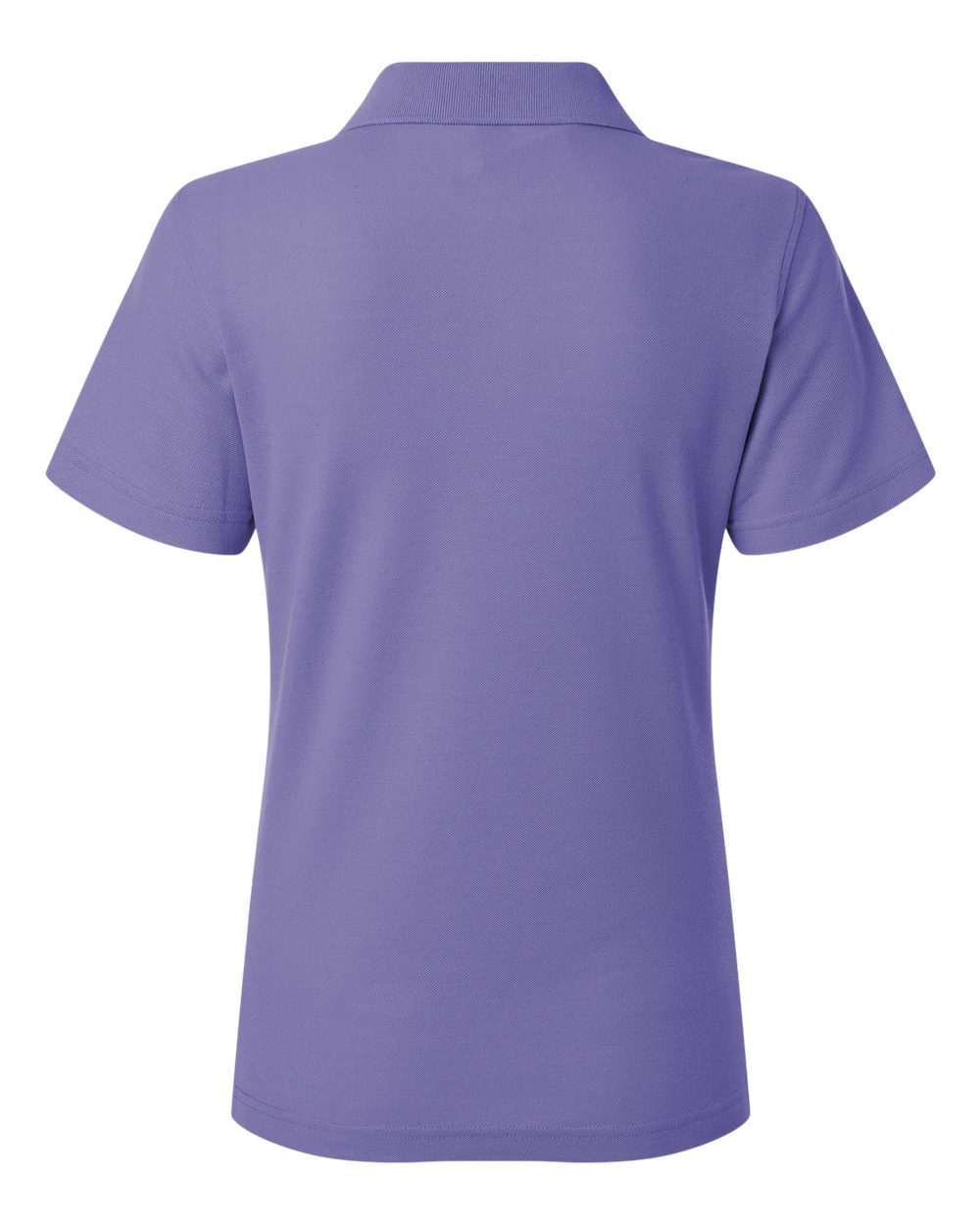 Women's Pique Polo - Back - B01096263 - Violet
