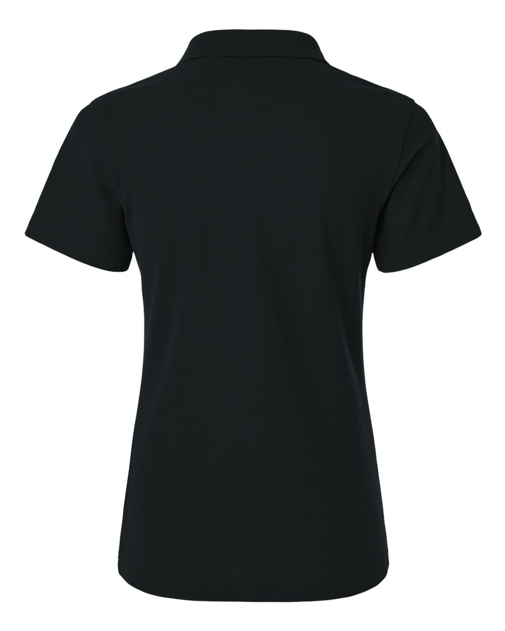 Women's Pique Polo - Back - B01096503 - Black