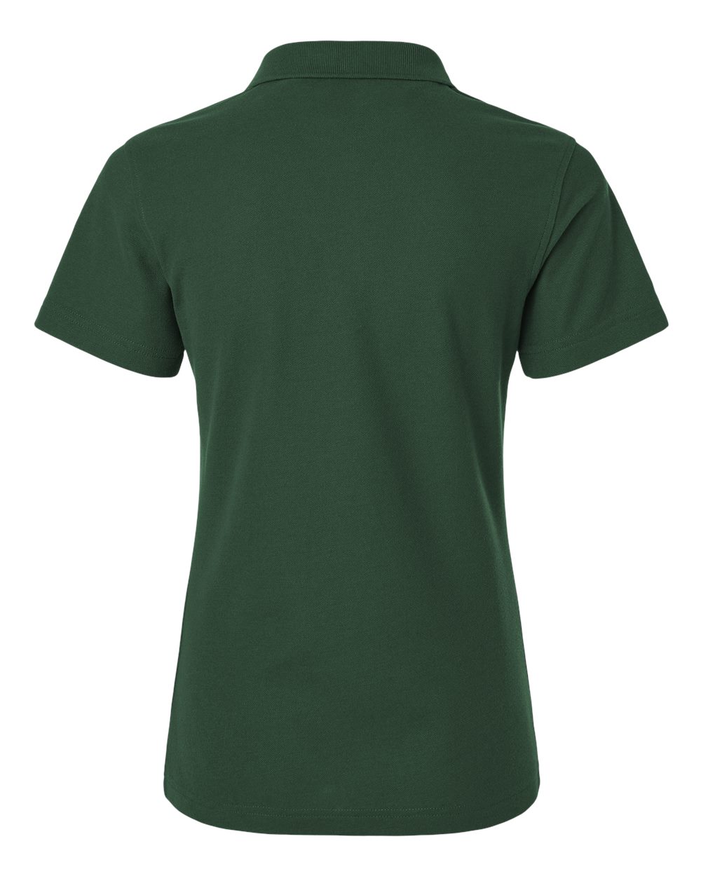 Women's Pique Polo - Back - B01096543 - Forest Green