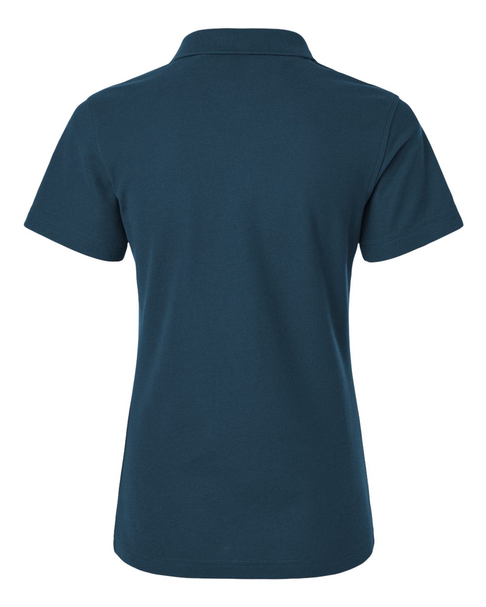 Women's Pique Polo - Back - B01096653 - Atlantic Blue