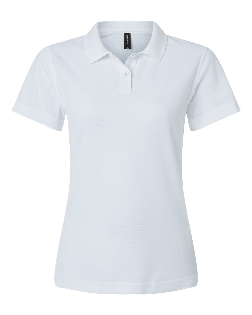 Women's Pique Polo - Front - B01096003 - White