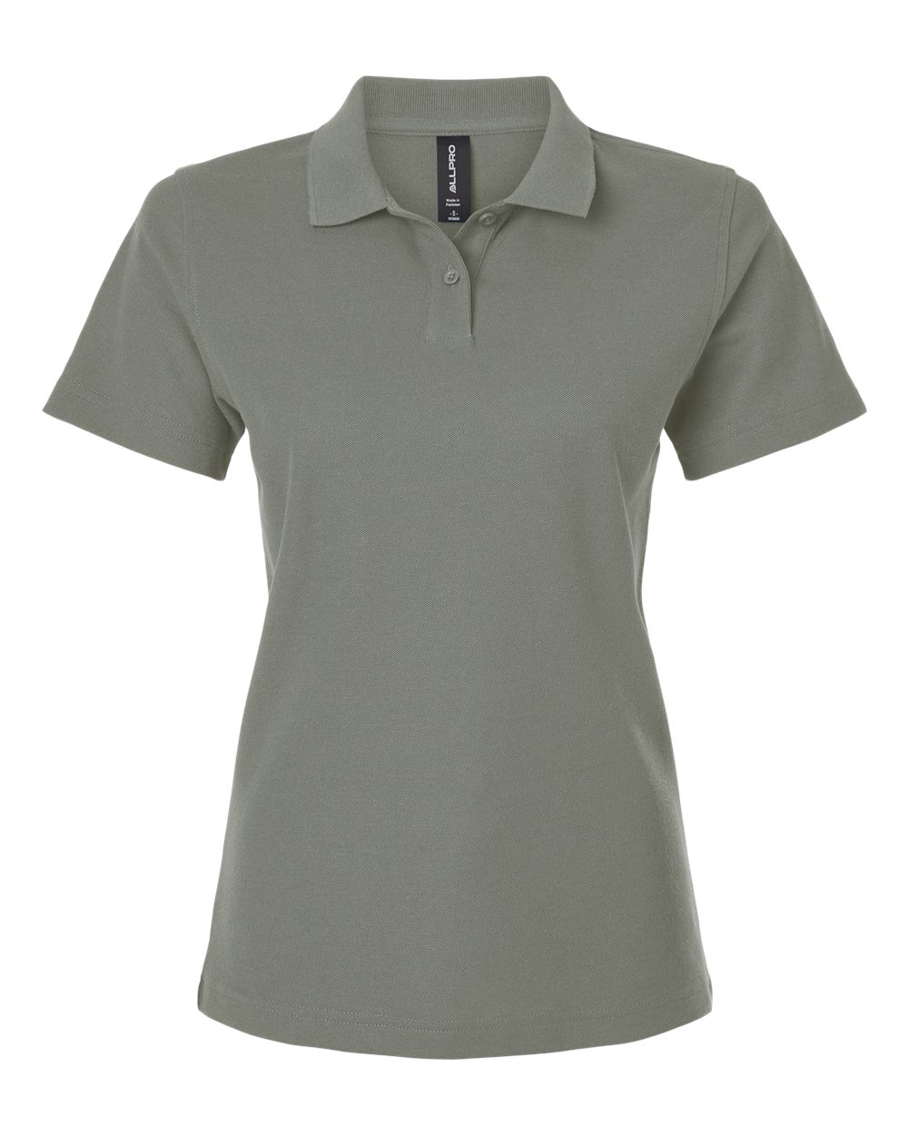 Women's Pique Polo - Front - B01096093 - Greystone