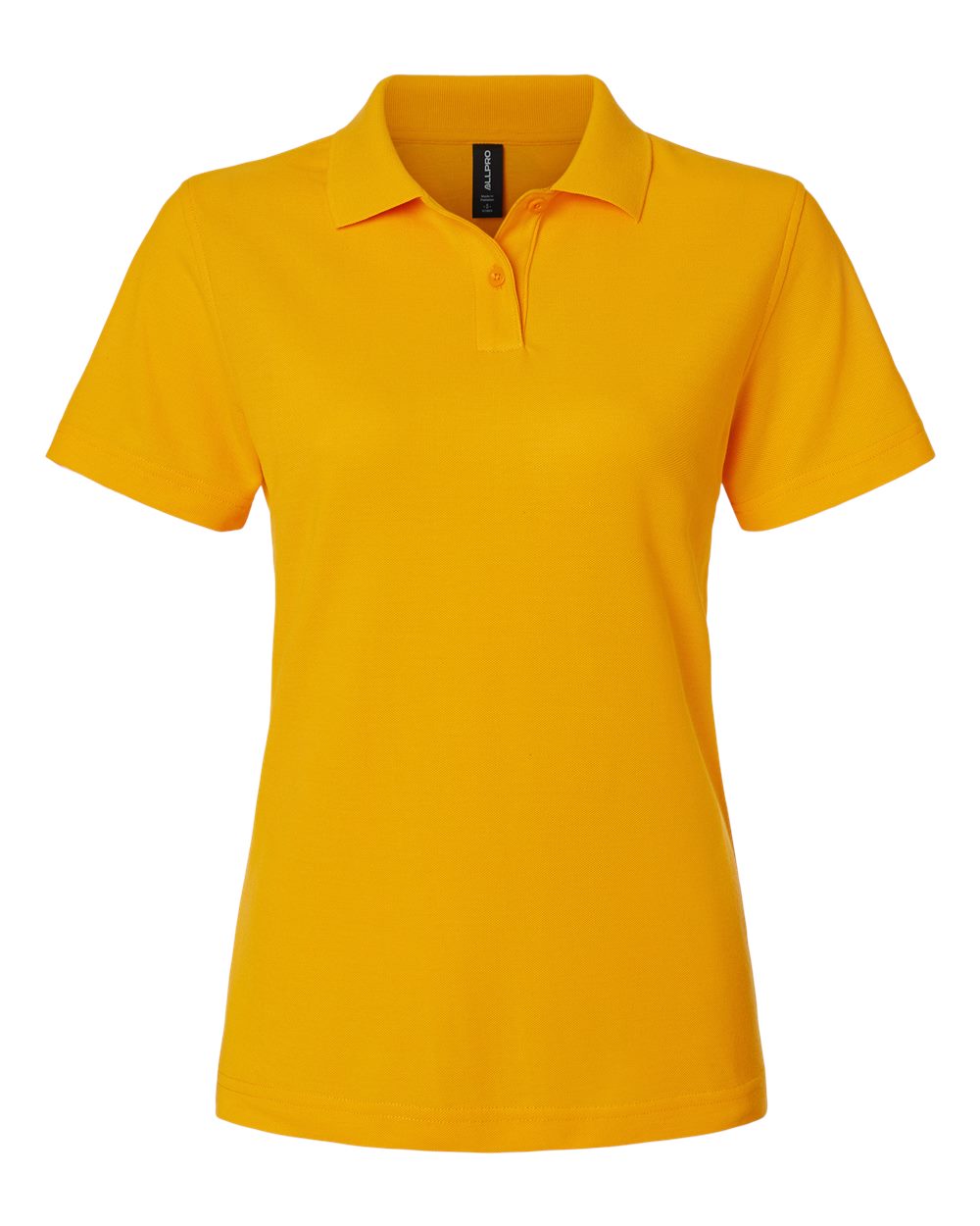 Women's Pique Polo - Front - B01096133 - Gold