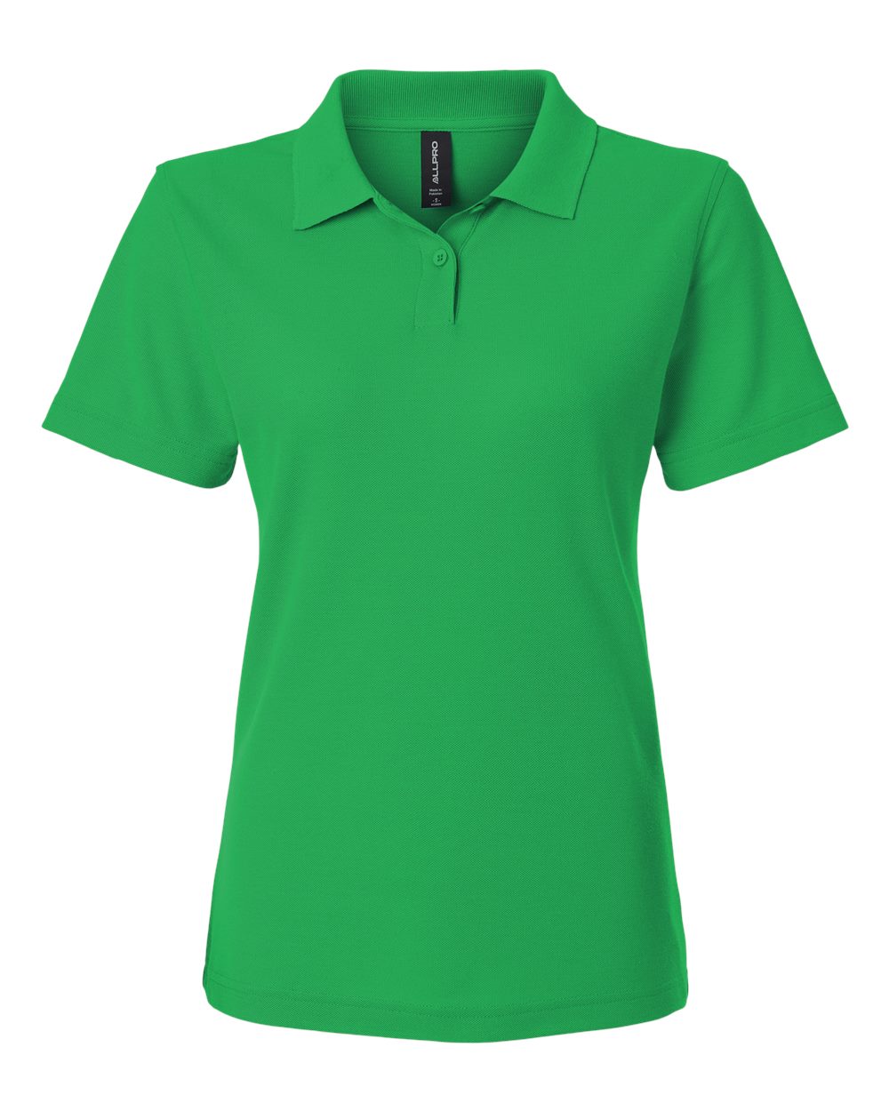 Women's Pique Polo - Front - B01096173 - Kelly Green