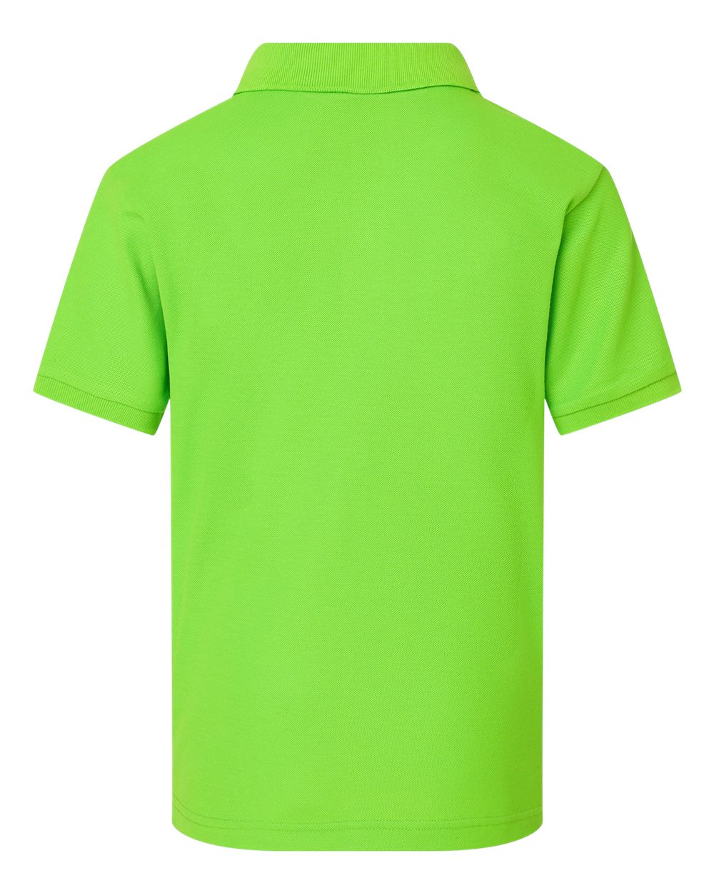 Youth Pique Polo - Back - B01196102 - Lime