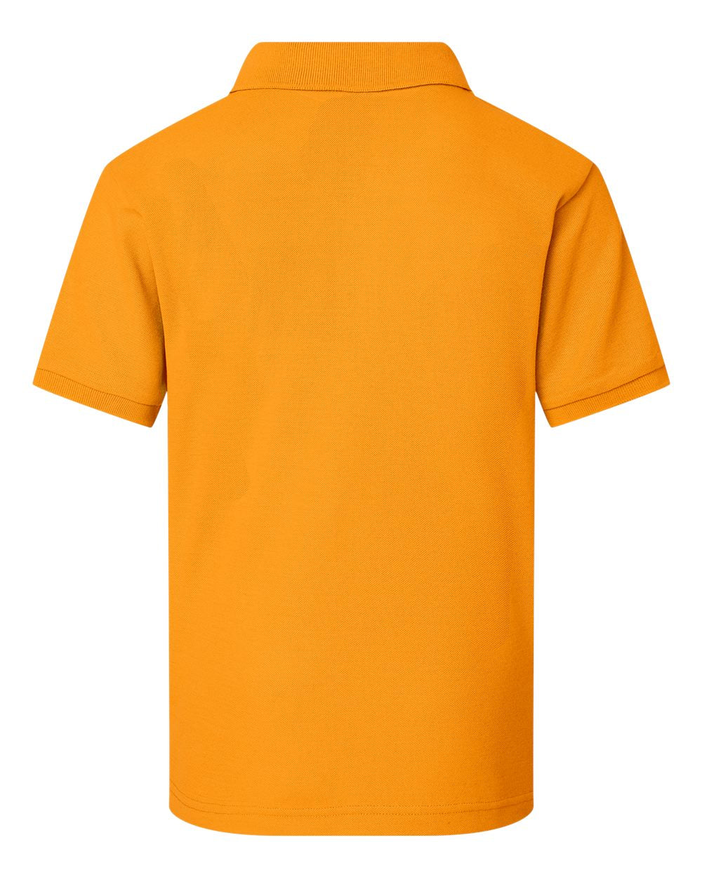 Youth Pique Polo - Back - B01196122 - Gold