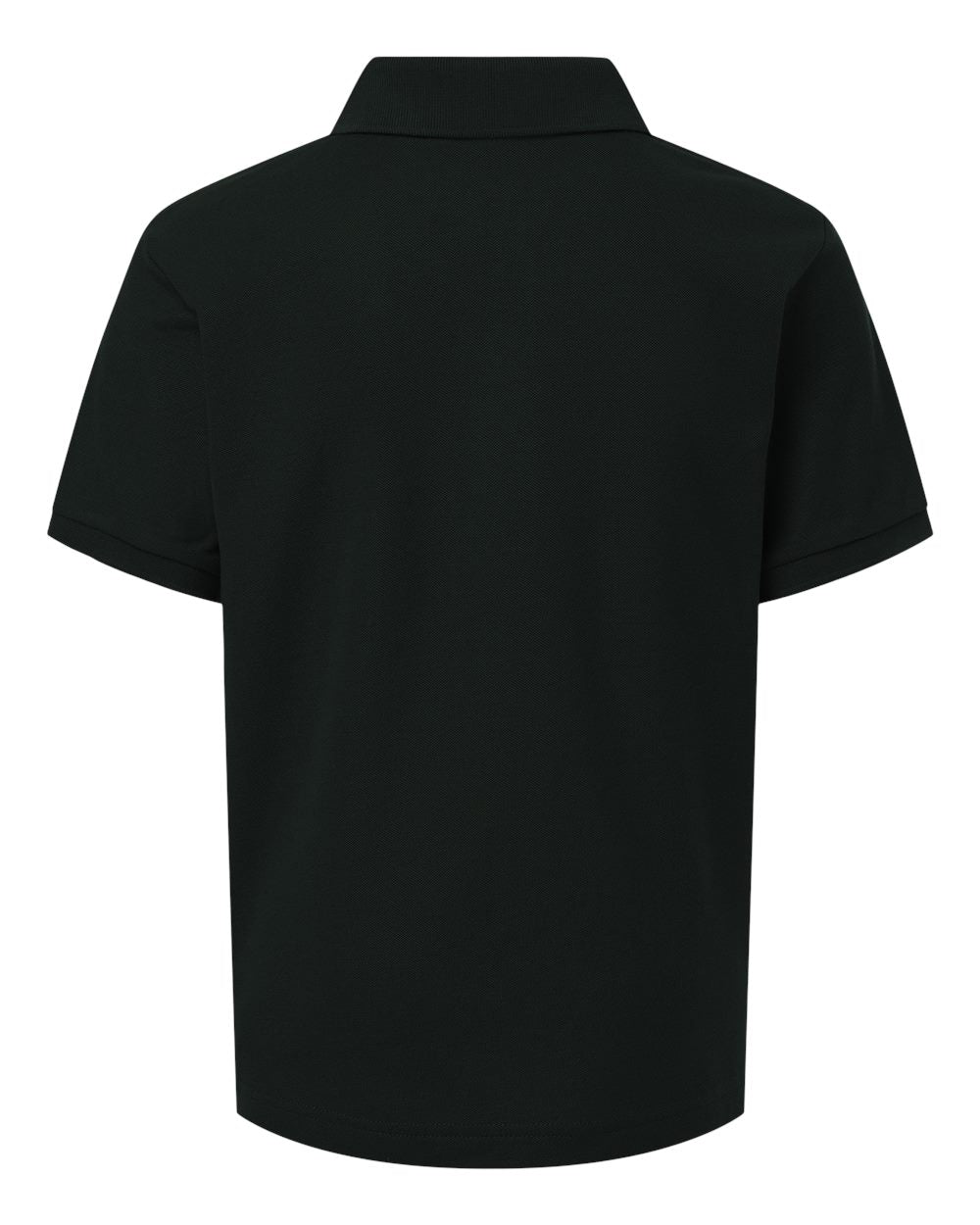 Youth Pique Polo - Back - B01196502 - Black