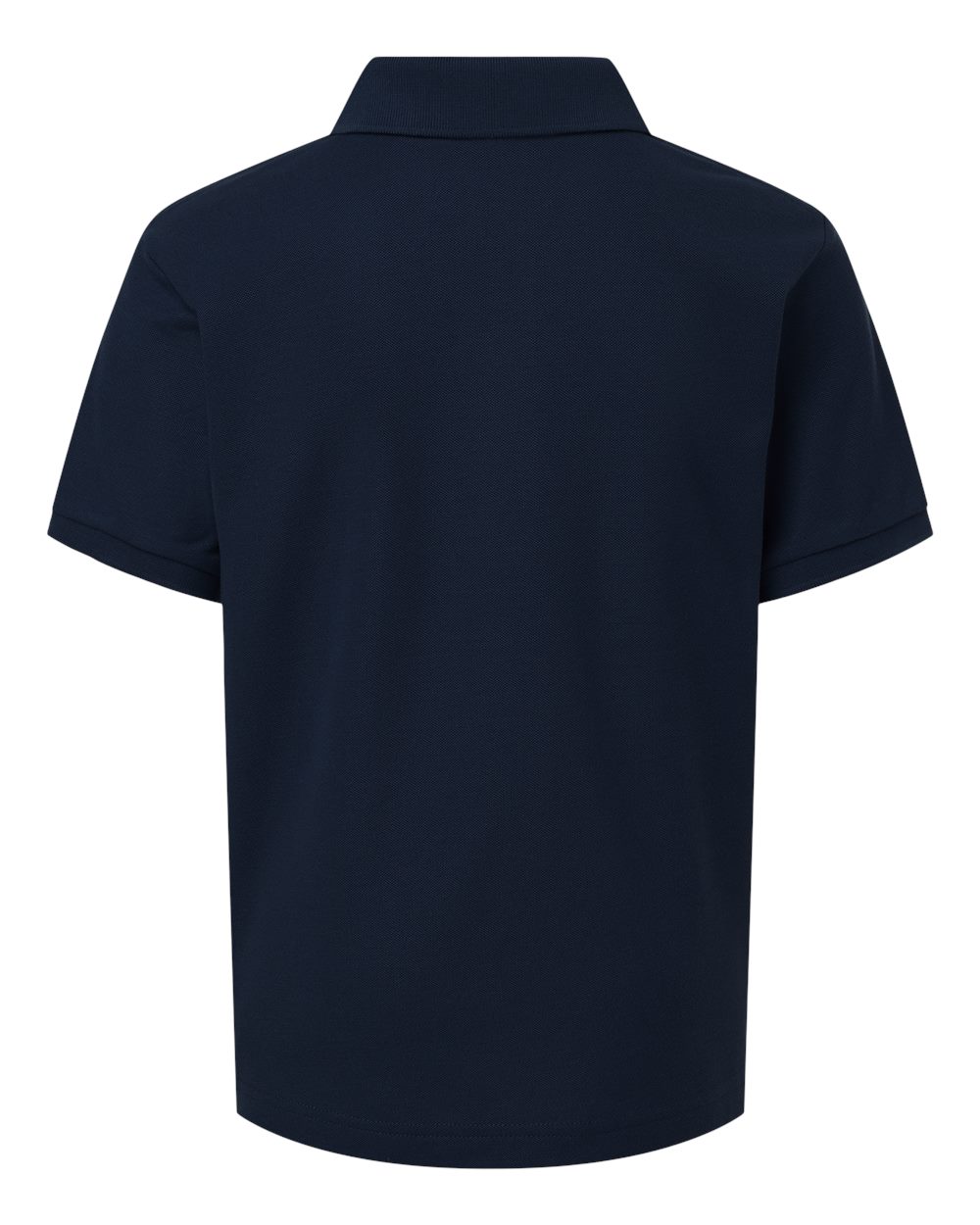 Youth Pique Polo - Back - B01196652 - Navy