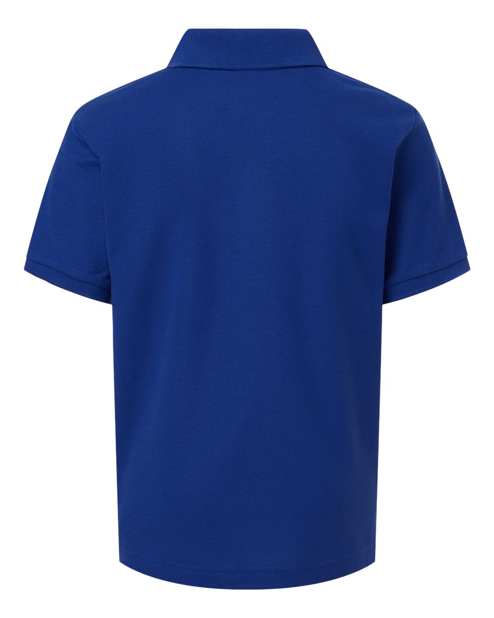 Youth Pique Polo - Back - B01196752 - Royal