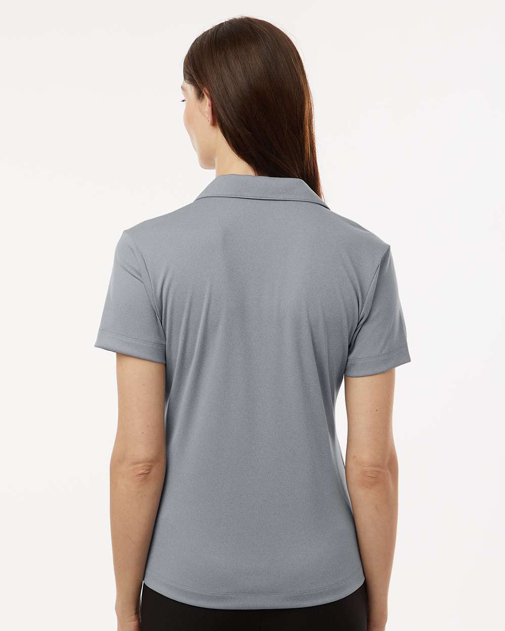Women's Pro-Lock Performance Polo - OnModelBack - B01896093 - Heather Steel