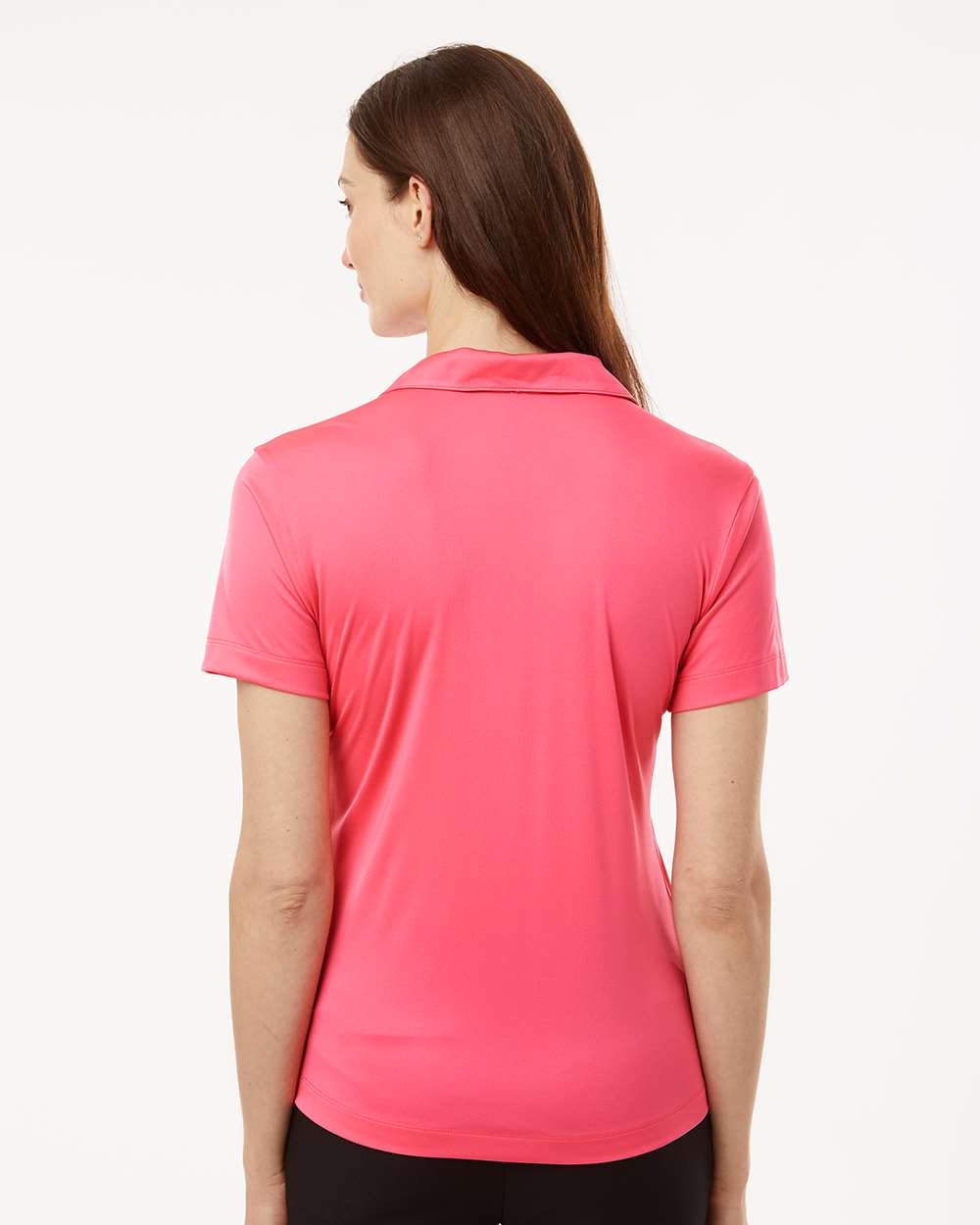 Women's Pro-Lock Performance Polo - OnModelBack - B01896303 - Bright Pink