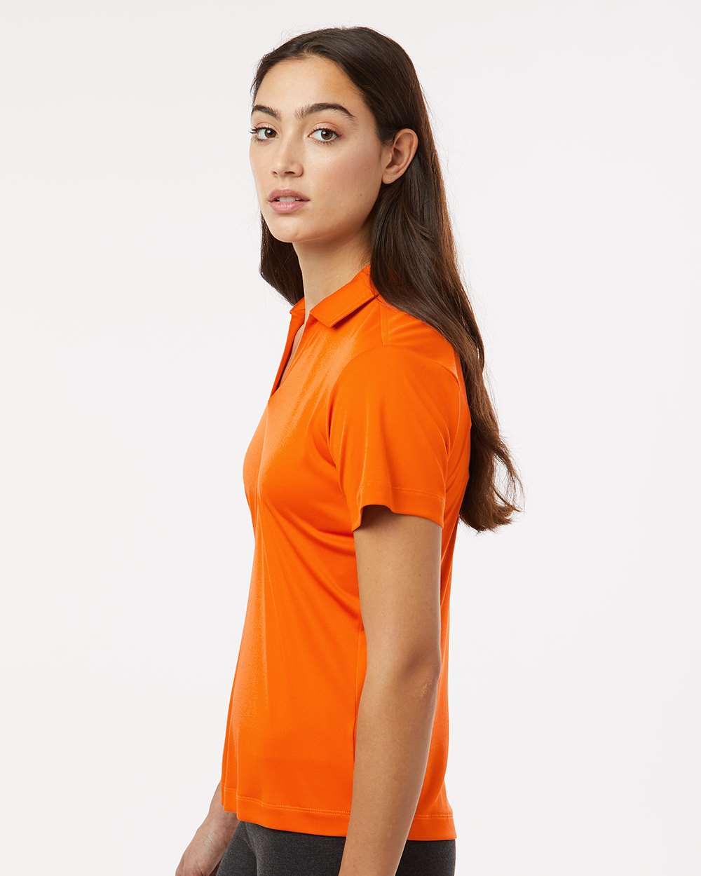 Women's Pro-Lock Performance Polo - OnModelSide - B01896663 - Neon Orange