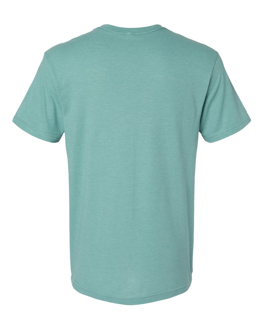 CVC V-Neck Tee - Back - B08427253 - Heather Arctic